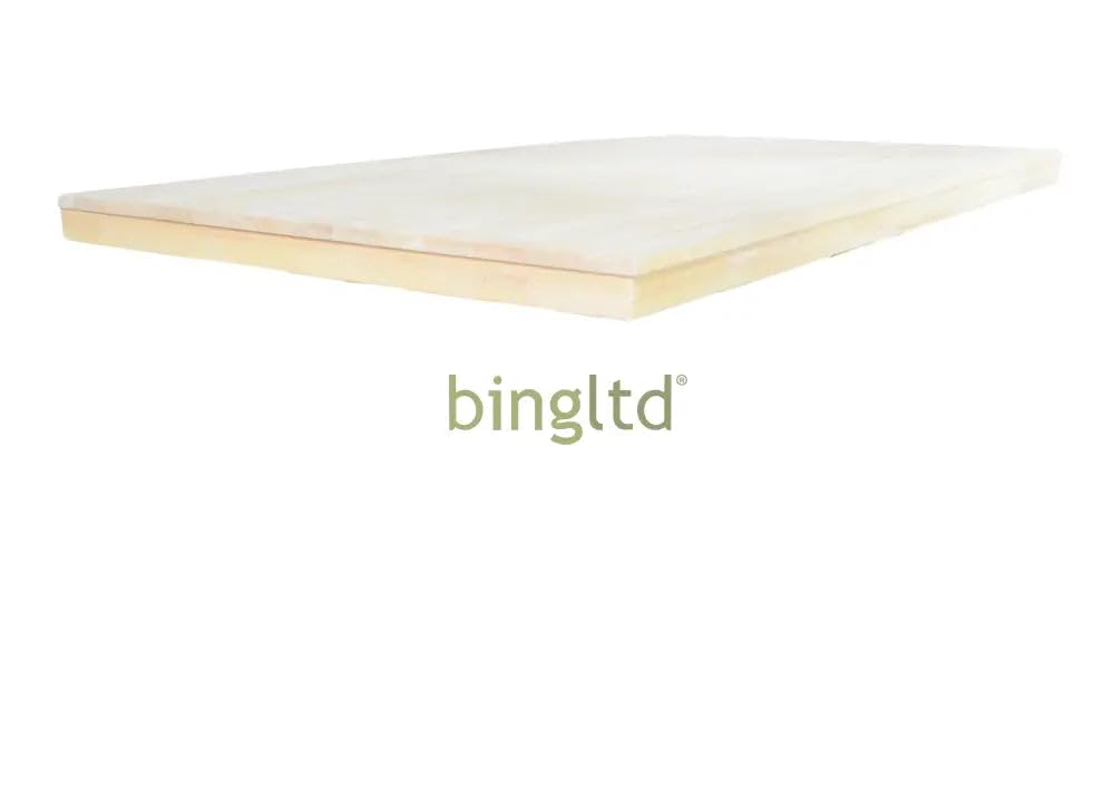 BingLTD - 68" L x 40" W Aria Table Top Only NO Base (TT40681-RW-UNF)