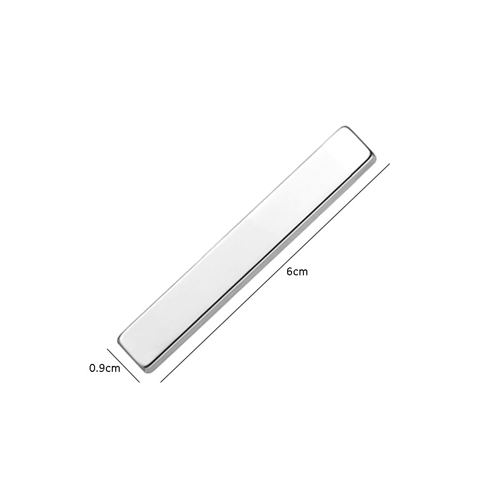 lasenersm 4 Pieces Nail Magnet Stick Double-head Nail Magnetic Sticks Nail Art Magnet Sticks Rectangle Cat Eye Nail Magnet Cat Eye Magnet Stick 3D Magnetic Cat Eye Gel Nail Polish(Silver, L)