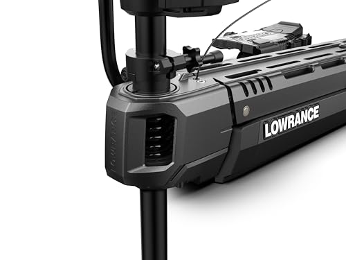 Lowrance Ghost X Freshwater Trolling Motor 47-inch Shaft, Bow Mount, with Active Imaging Nosecone and Configurable Foot Pedal, 000-16475-001
