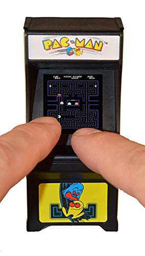 Tiny Arcade Pac-Man 3.5" Mini Retro Game - Functional Arcade Cabinet w/ Real Gameplay & Sounds - Classic Game Fits in the Palm of Your Hand (Ages 8+)