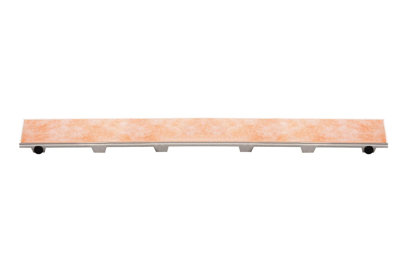 Schluter Kerdi-Line Frameless Tileable Grate Assembly for Ceramic & Stone Tiles - Use with Off-Set Outlet Channel Body - Tile Design, 44" Length - KL1DROE110