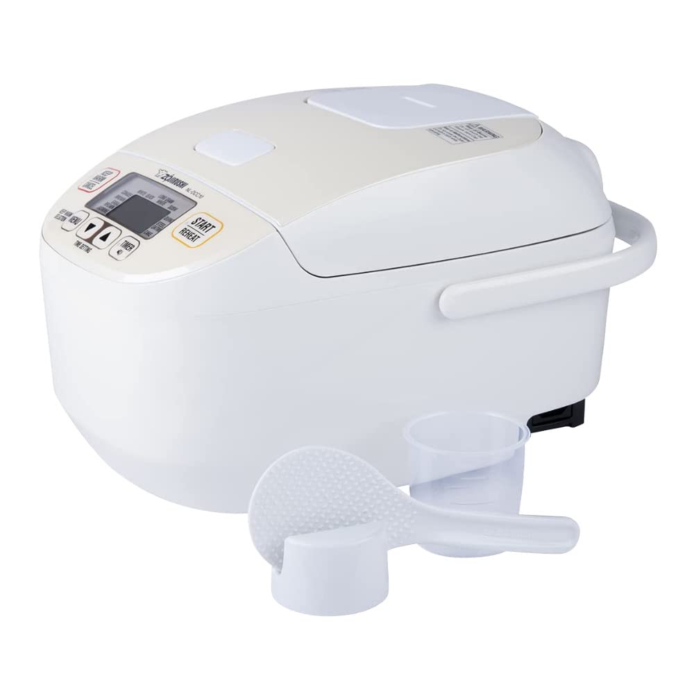 Zojirushi NL-DCC10CP Micom Rice Cooker & Warmer, 5.5 Cups, Pearl Beige