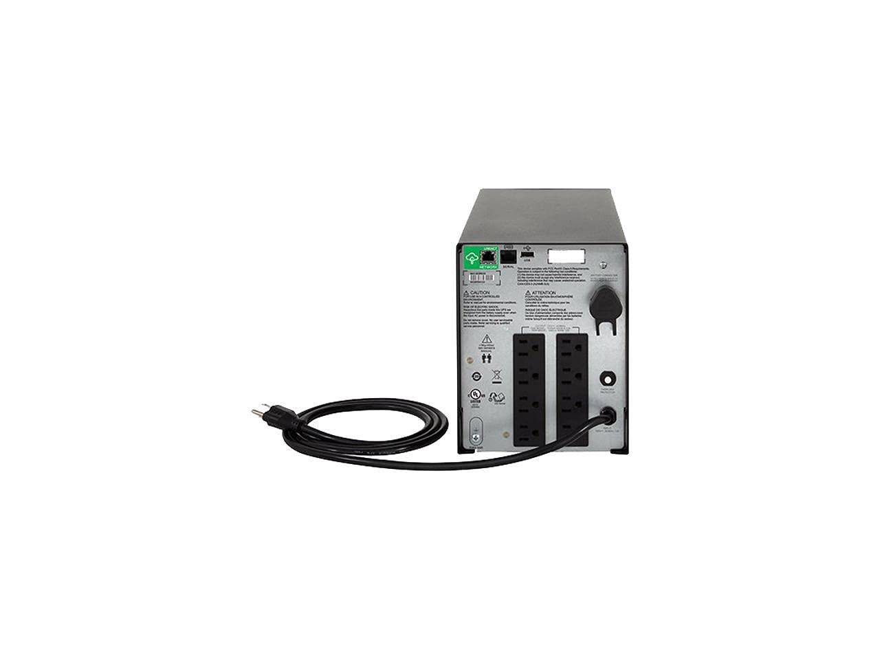 APC 1500VA Smart UPS with SmartConnect, SMC1500C Sinewave UPS Battery Backup, AVR, 120V, Line Interactive Uninterruptible Power Supply