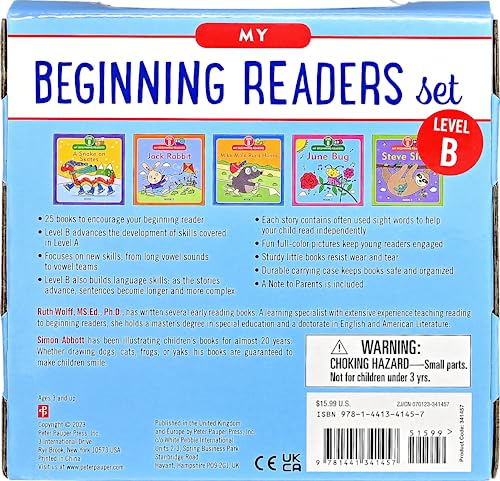 My Beginning Readers Set - Level B (A Complete Set of 25 Early Reader Books)