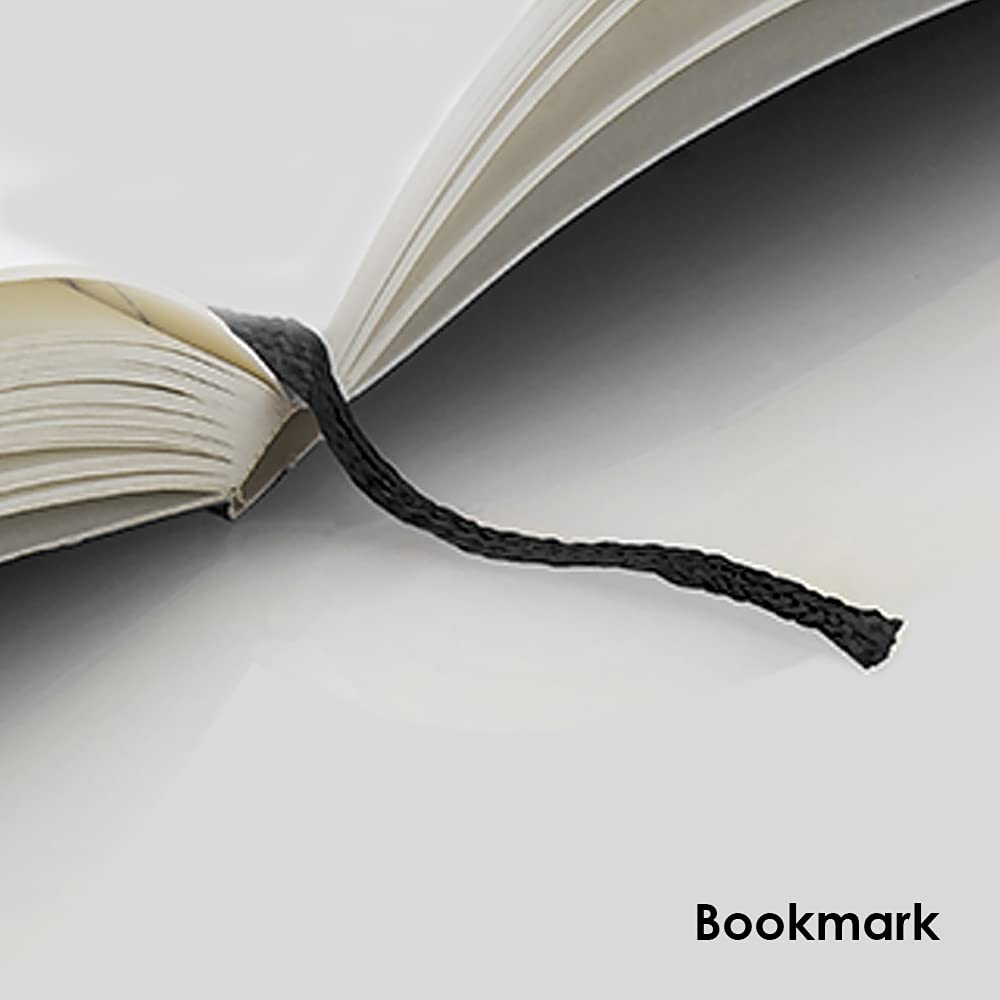 myPAPERCLIP Limited Edition A5 Plain Notebook | 192 Pages, 100 GSM, Soft Cover, A5 (5.83 × 8.27 in) | Flat Lay | Bookmark & Elastic Closure | Amethyst