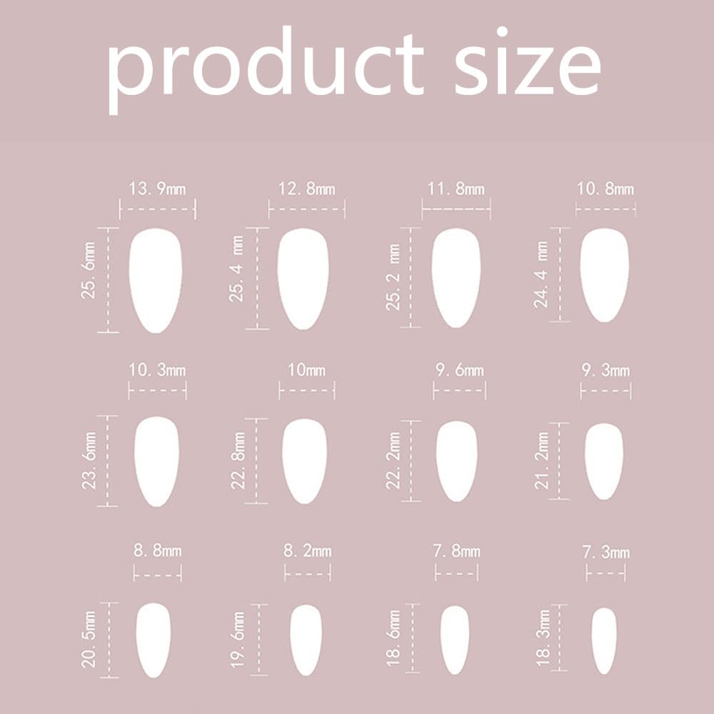 24Pcs Medium Almond Press on Nails - Pink Glitter Gradient Fake Nails with 3D White Butterfly Rhinestone Pearl Design Glossy Full Cover Acrylic Nails Reusable False Nails for Women Wedding Daily Wear