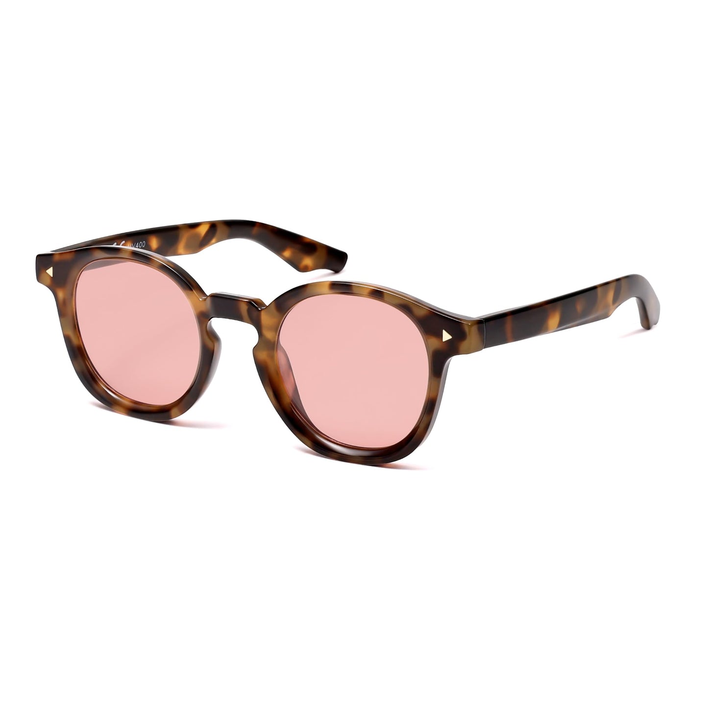 SOJOS Retro Polarized Round Sunglasses Womens Mens Vintage Panto Sun Glasses 70s 80s 90s Circle Shades SJ2378