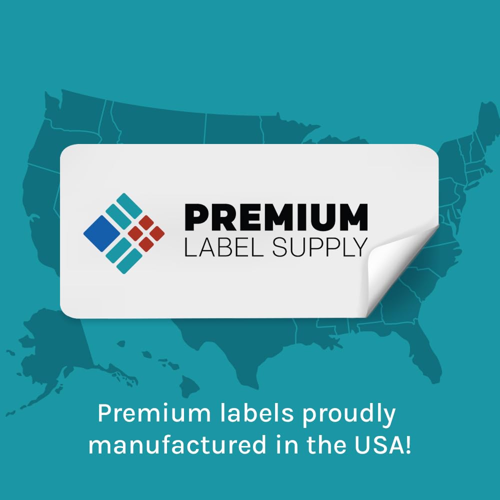 Premium Label Supply White Address Sticker Labels – 2.625" x 1" – Laser/Inkjet Compatible – (30 per Sheet), 25 Sheets - 750 Total Adhesive FBA Labels