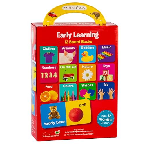 My Little Library: Early Learning - First Words (12 Board Books)