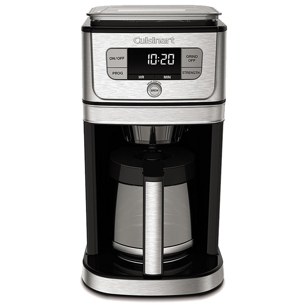 Cuisinart DGB-800 Fully Automatic Burr Grind & Brew, 12-Cup Glass, Silver