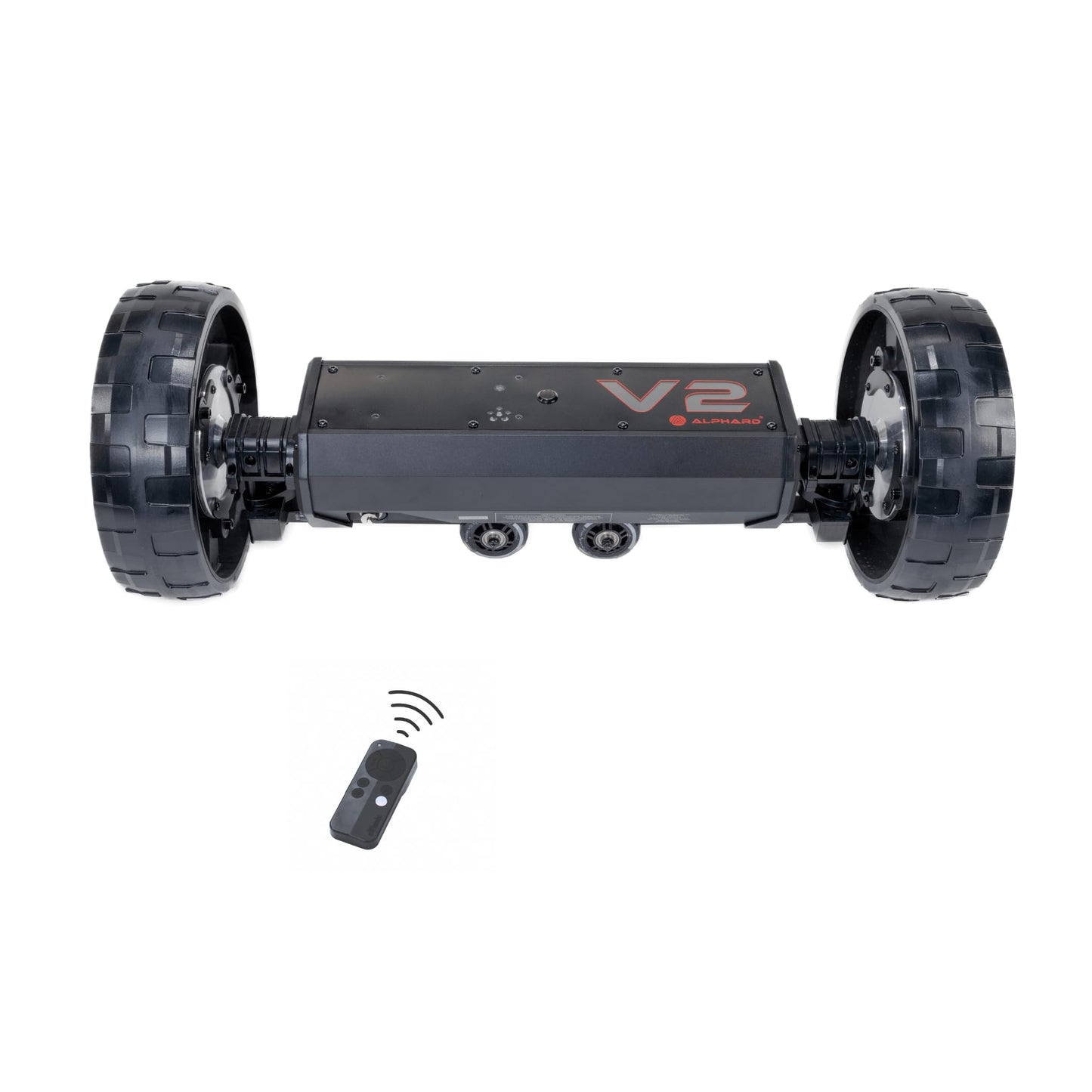 Alphard Club Booster V2Pro β Convert Your Push Cart into a Motorized, Electric Remote-Controlled Golf Caddie (Clic Gear 3-Wheel Carts) - New 2025 V2Pro with Permanently Attached Wheelie Bars