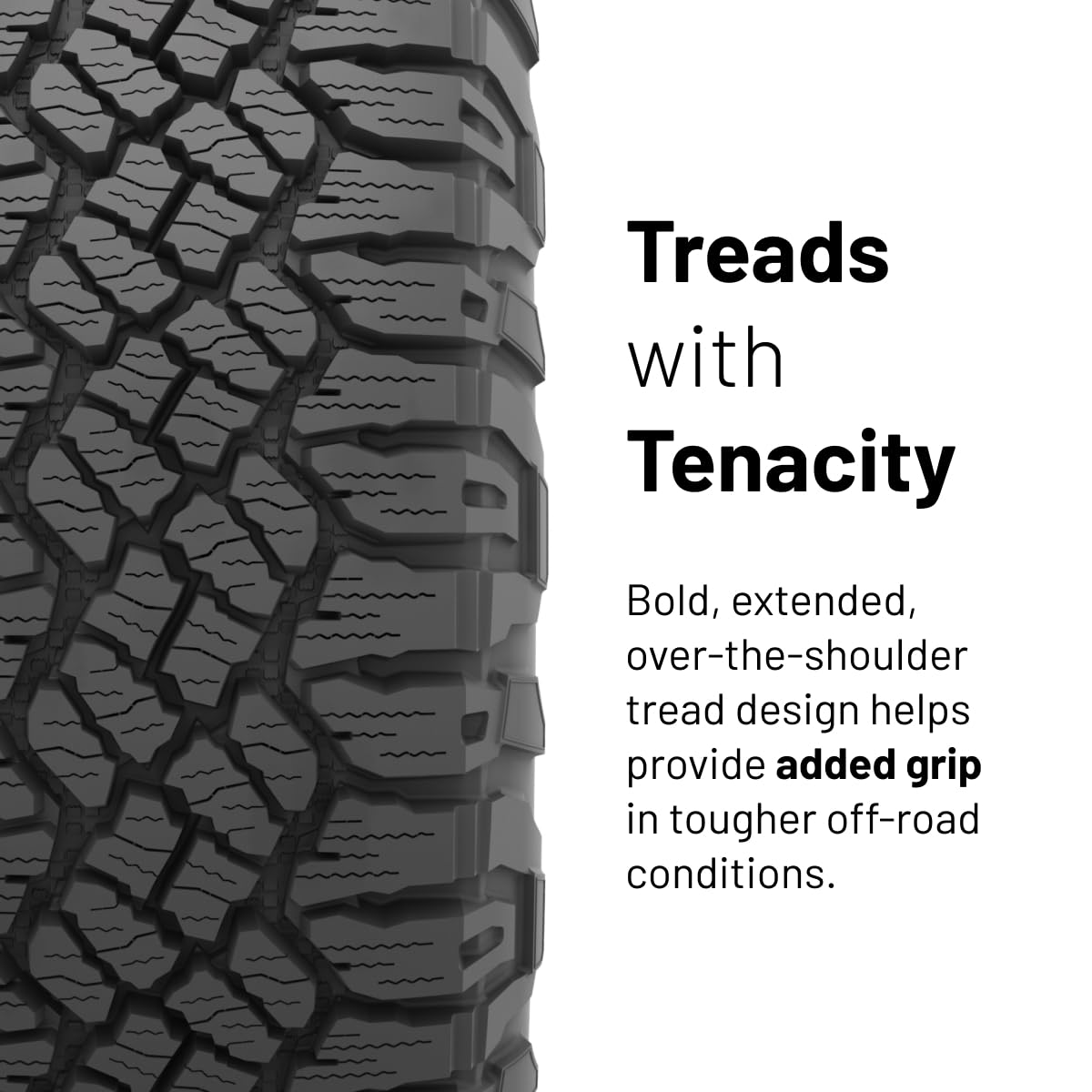 Goodyear Wrangler DuraTrac RT All-Season Radial Tire, 37X12.50R20LT, Set of 1