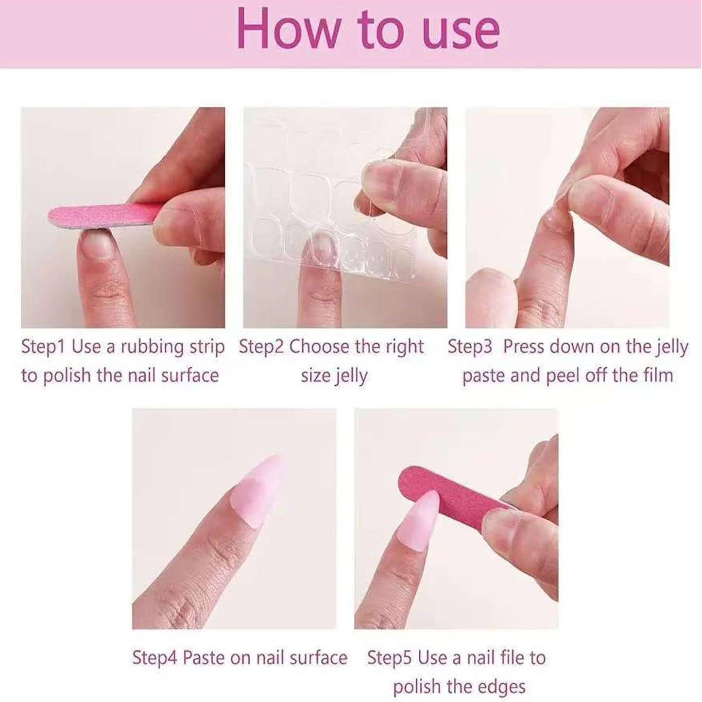Press on Nails Medium Oval Artificial Acrylic Fake Nails French Red 3D Cherry Hollow Bow with Love Heart Rhinestones Stick on Nail Full Cover Reusable Coffin Artificial Fingernails for Women Manicure