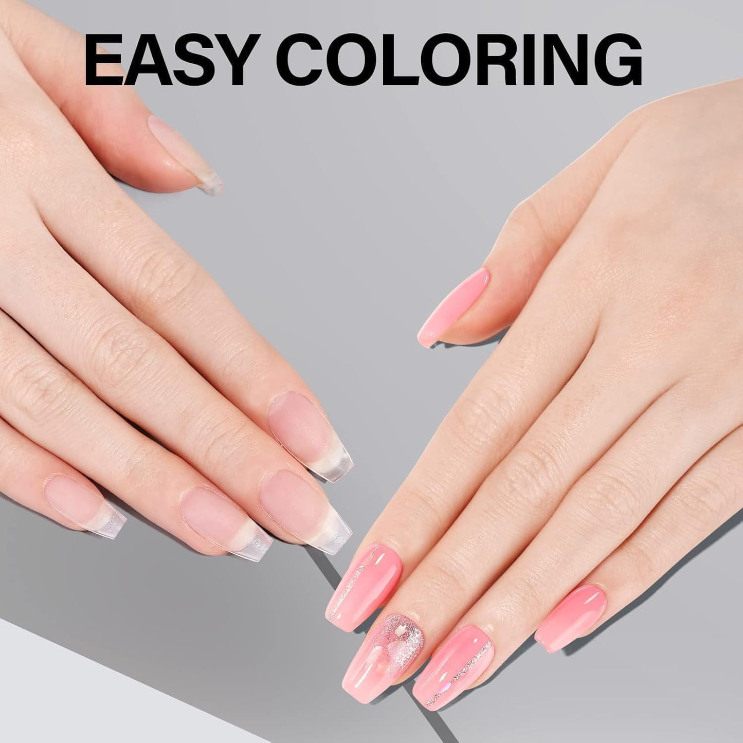 Soft Gel Nail Tips Full Cover, 240 Pcs Matte Pre-Etched Nail Tips, Frosted Inside and Outside for Better Adhesion, Lightweight False Nails for Home and Salon Use (Stiletto Shape, Clear)