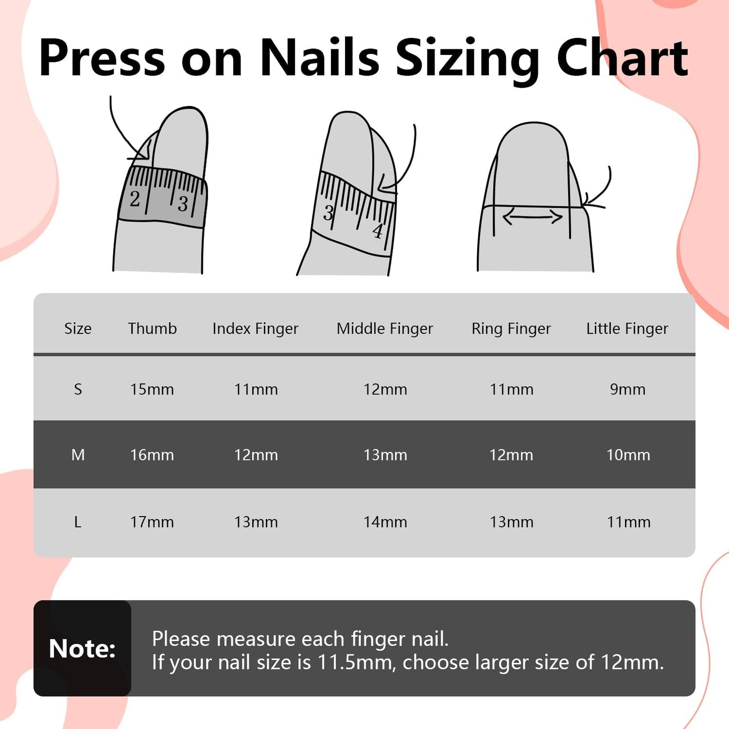 MNAFAYY Luxury Gems 100% Handmade Nails Long Stiletto Press On Nails Full Cover 3D Rhinestone Crystal Gorgeous Reusable UV Finished Fake False Nails Acrylic Nail Kit With Box Gift for Women Red M