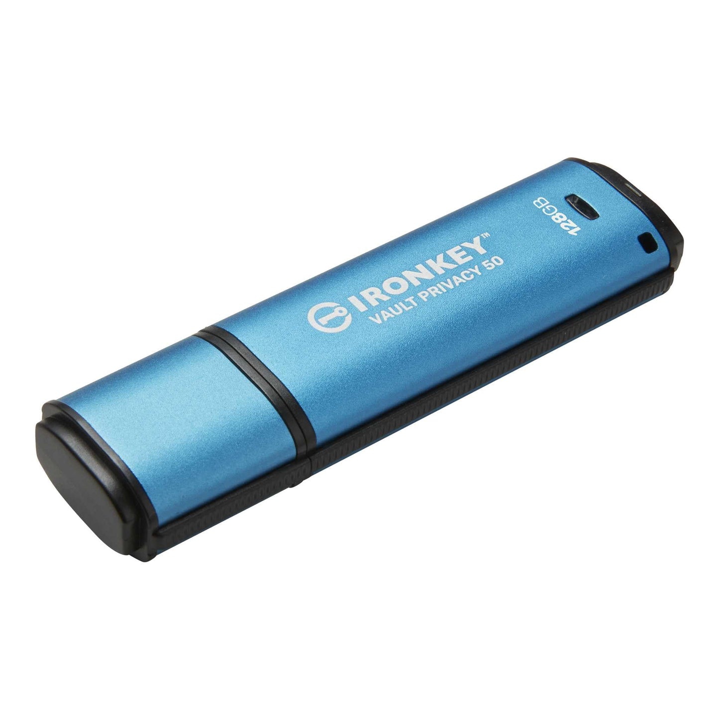 Kingston IronKey Vault Privacy 50 128GB Encrypted USB | FIPS 197 | AES-256bit | BadUSB Attack Protection | Multi-Password Options | IKVP50/128GB