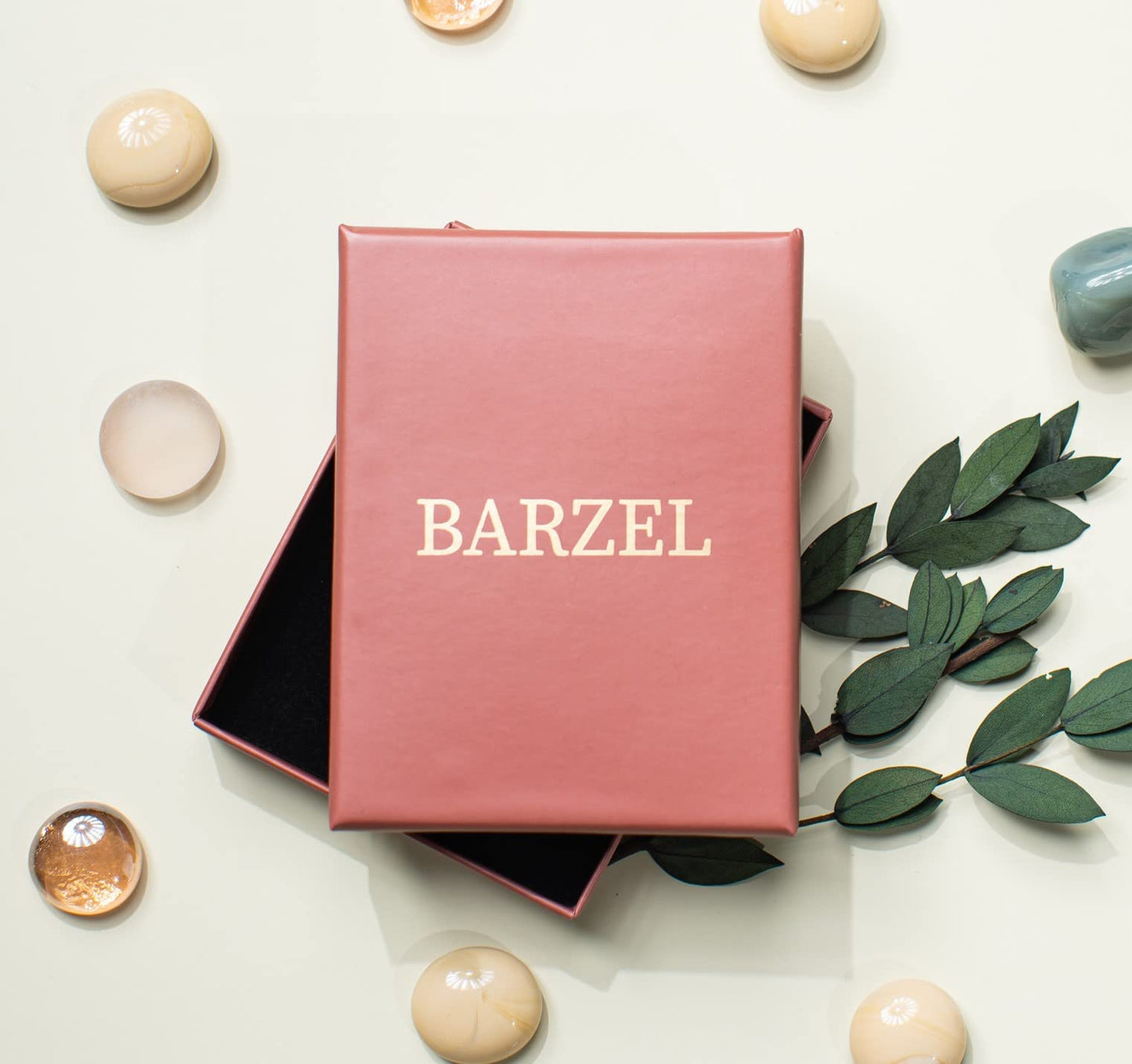 Barzel 18K Gold Plated Crystal Cable Bangle Bracelet For Women - Cuff Bangle Bracelet (Rose Gold)