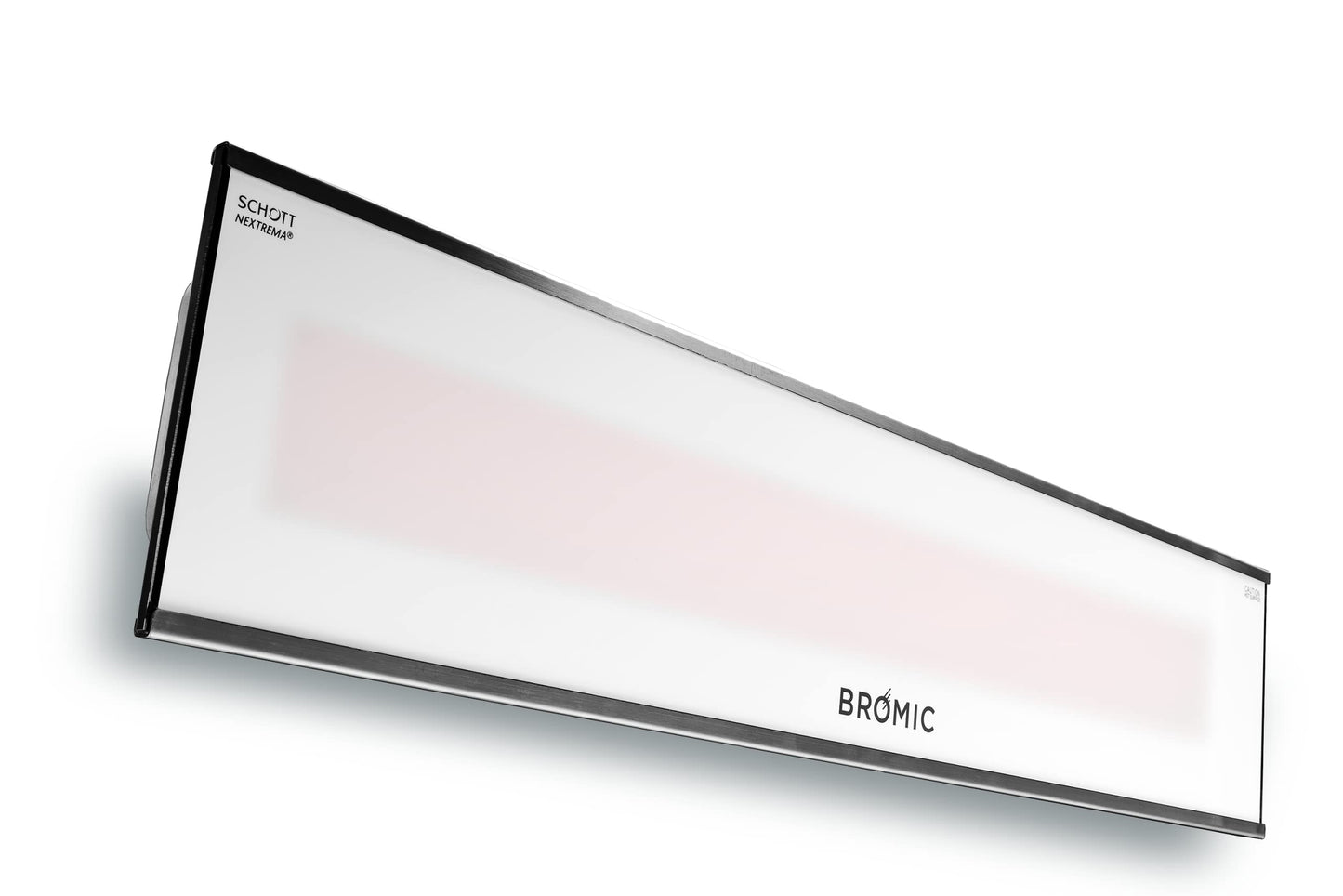 Bromic Platinum Smart Heat 4500W Electric Patio Heater - Radiant Infrared, 220V-240V, White Finish - BH3622001