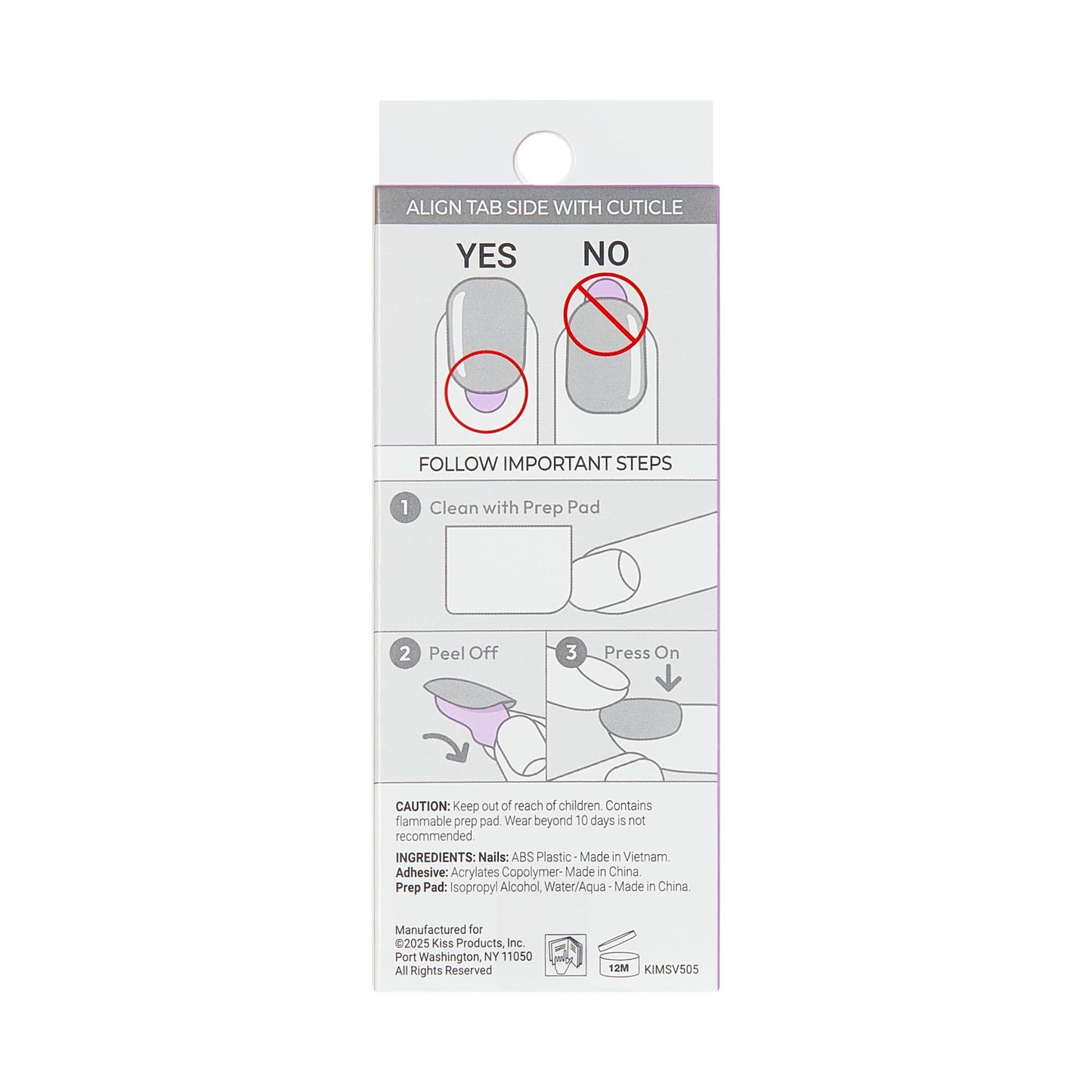 Kiss Impress No Glue Mani Press On Nails, Design, 'good 4 you', Pink, Short Size, Squoval Shape, Includes 30 Nails, Prep Pad, Instructions Sheet, 1 Manicure Stick, 1 Mini File