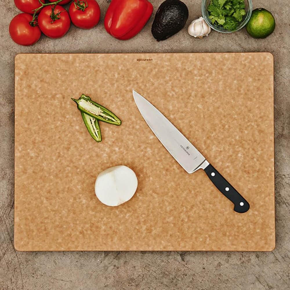 Epicurean Big Block Series 21-by-16-by-1-Inch Thick Cutting Board with Cascade Effect, Natural/ Slate