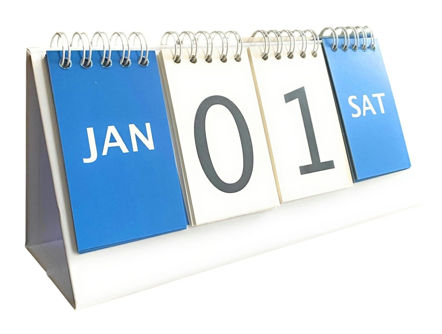 Perpetual Countdown Calendar, Days Left Tracker for Holidays, Birthdays, Anniversaries, Vacation, Goals - fully reversible - perpetual daily calendar on back side of the countdown calendar.