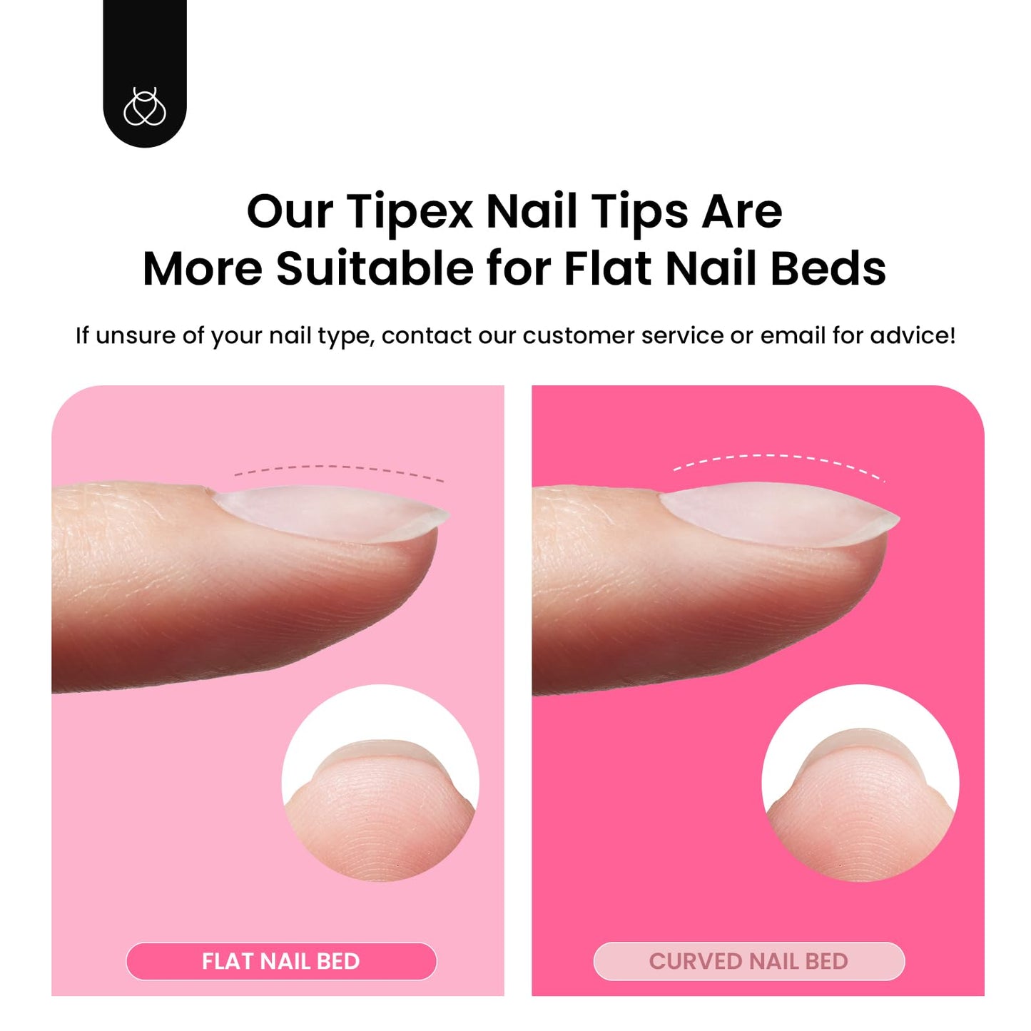 Beetles Tipex Instant Apex Nail Tips Kit, Extra Short Squoval 224Pcs 16 Sizes Pre-Building & Pre-Etched Gel Nail Tips Thicker Acrylic Nails False Nail Extension with Tipex Uv Nail Glue Mini Nail Lamp