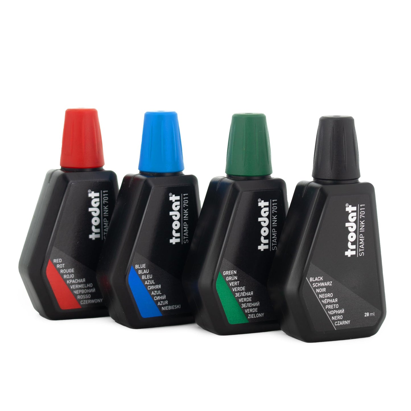 Stamp Pro Pink Self Inking 4 Line Custom Stamp – Personalized Name or Text Stamp for Home, School, Crafts & Business Use