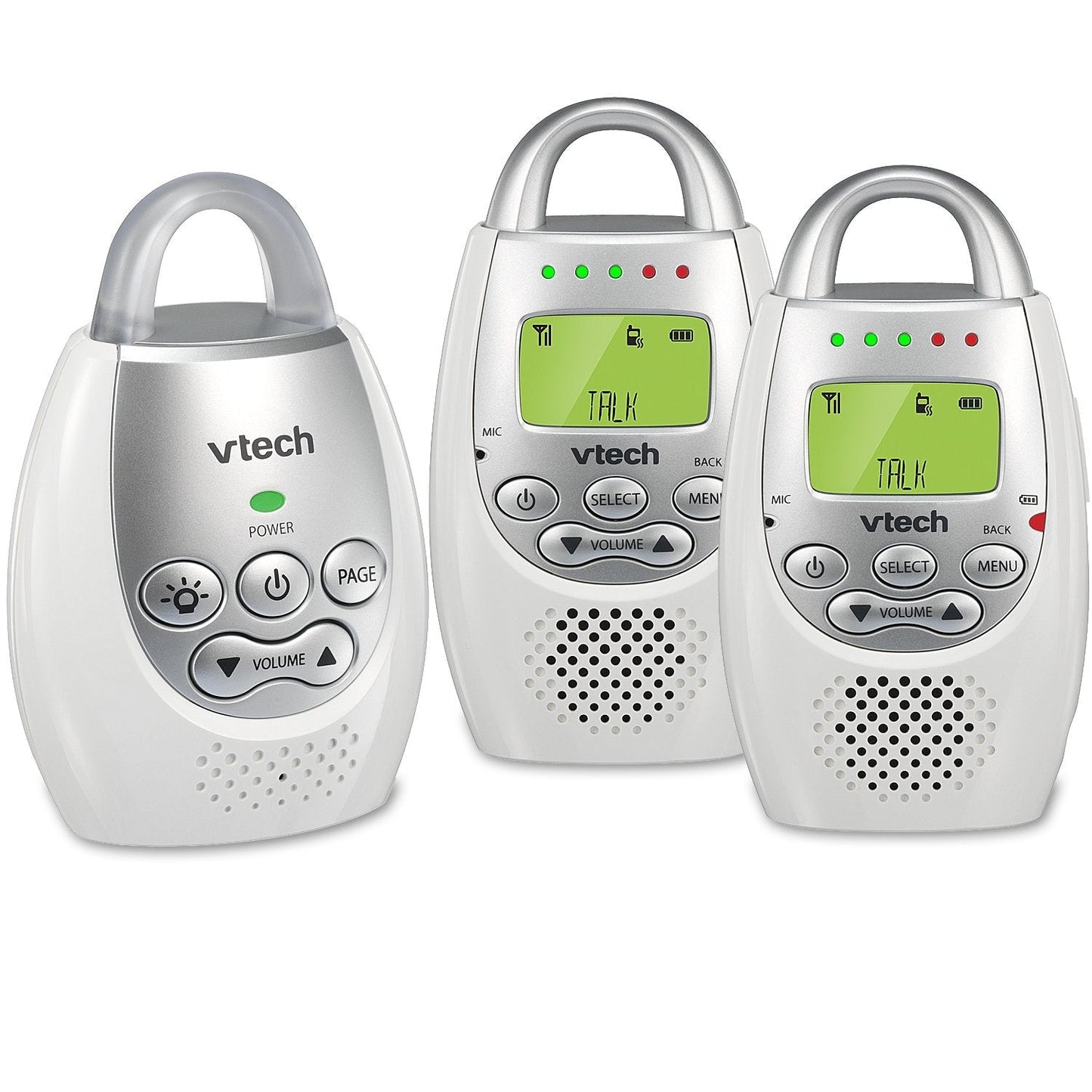 VTech Audio Baby Monitor Bundle with up to 1,000 ft Range and Rechargeable Battery | 2 Parent Units