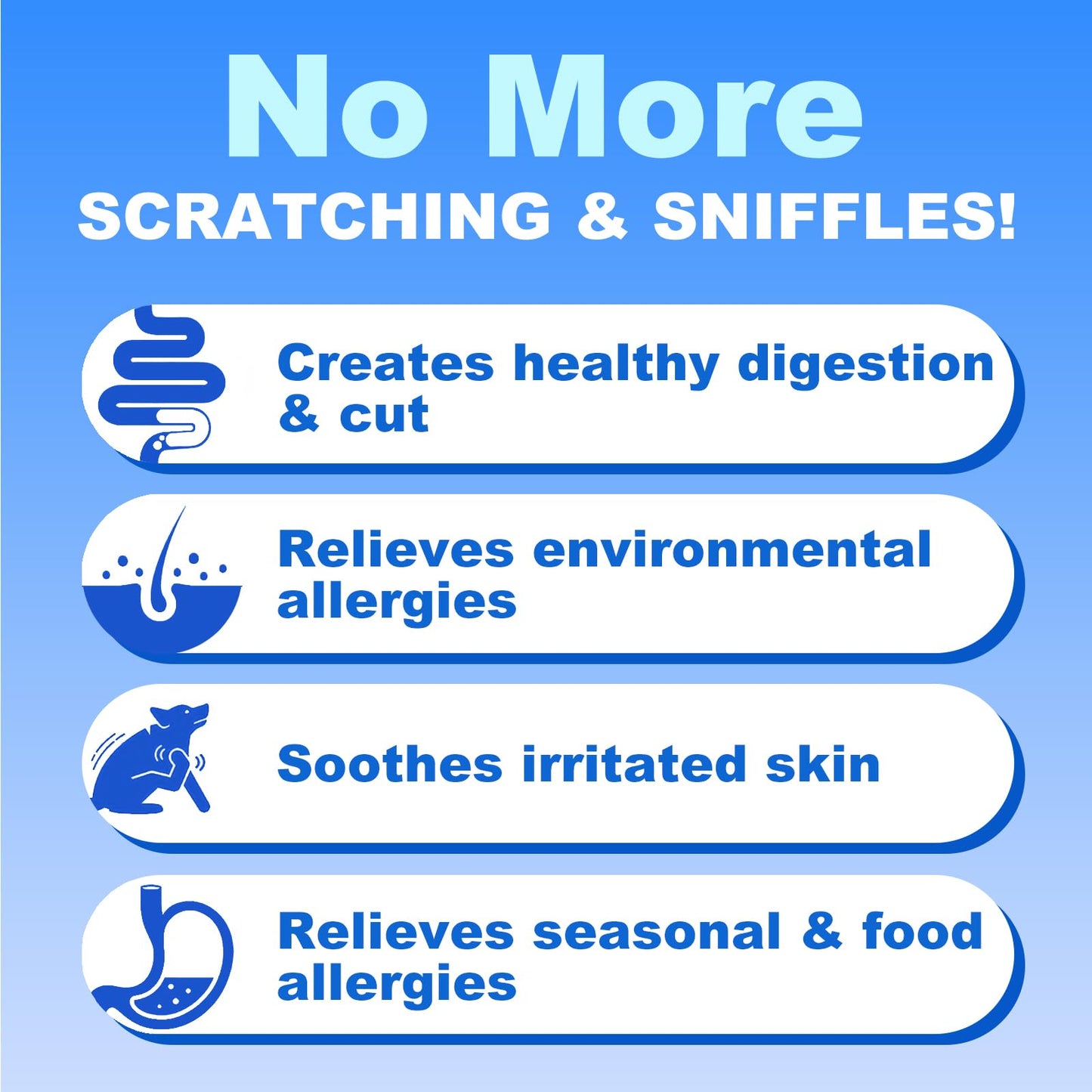 Dog Allergy Relief Chews, Itch Relief, Probiotics for Dogs, Omega-3 Fish Oil, Seasonal Allergy and Itchy Skin Treatment, Immune Support Supplement (120 Chews, Chicken)