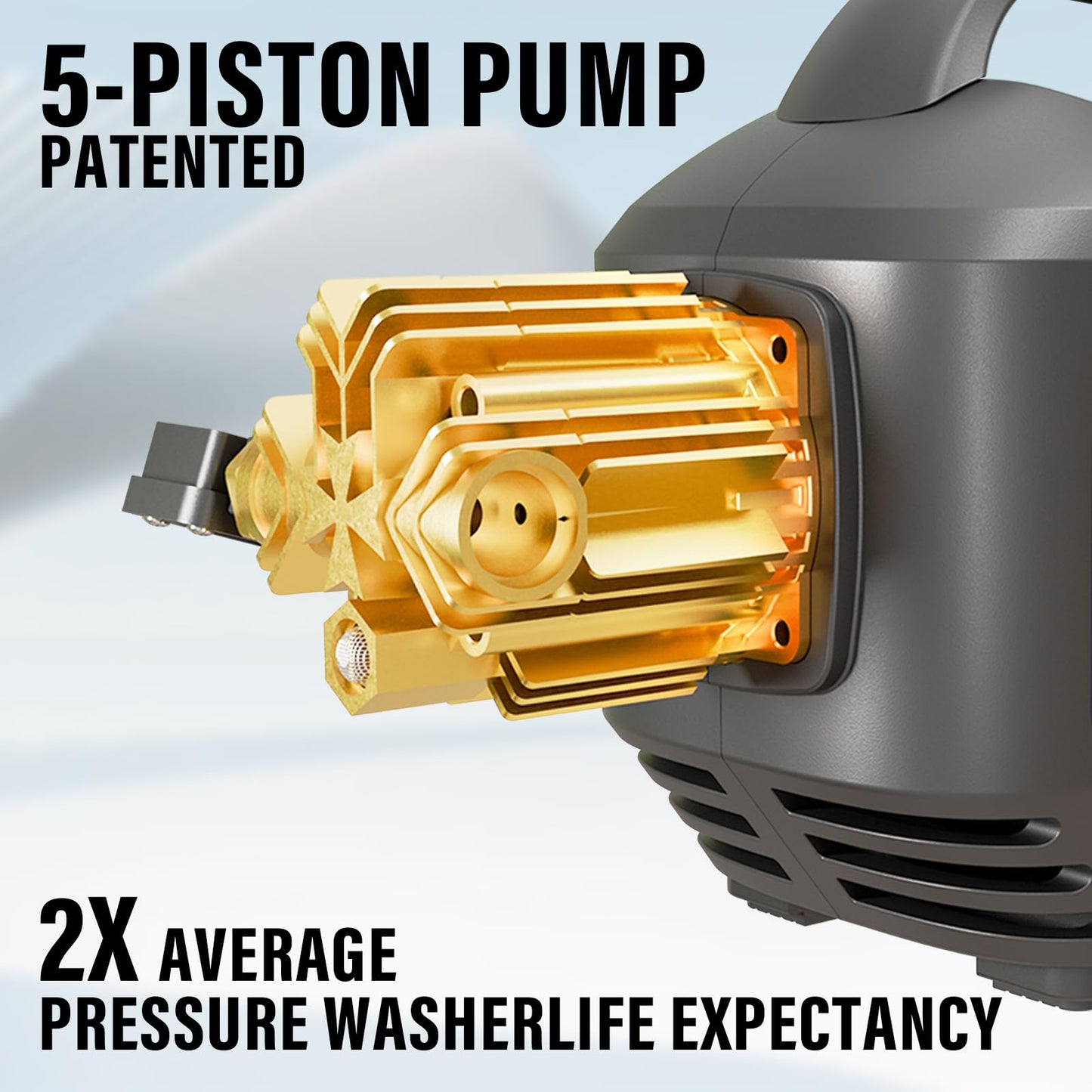 Pressure Washer, Power Washer with nozzles, Connect Nozzles,GFCI Power Cord,Foam Cannon for Cars/Fences/Driveways/Patios/Homes