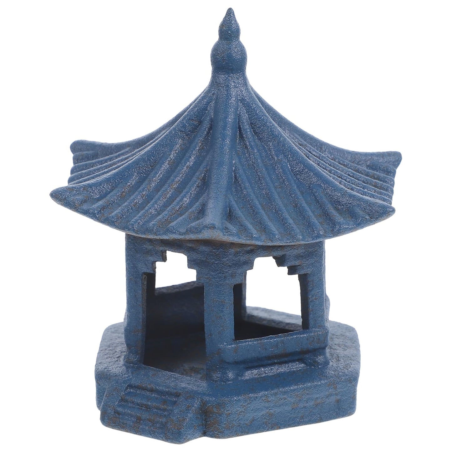 Abaodam Mini Pagoda Statue Miniature Ceramic Pagoda Hexagon Decor Mini Japanese Fairy Garden Figurines for Zen Garden Bonsai Decor