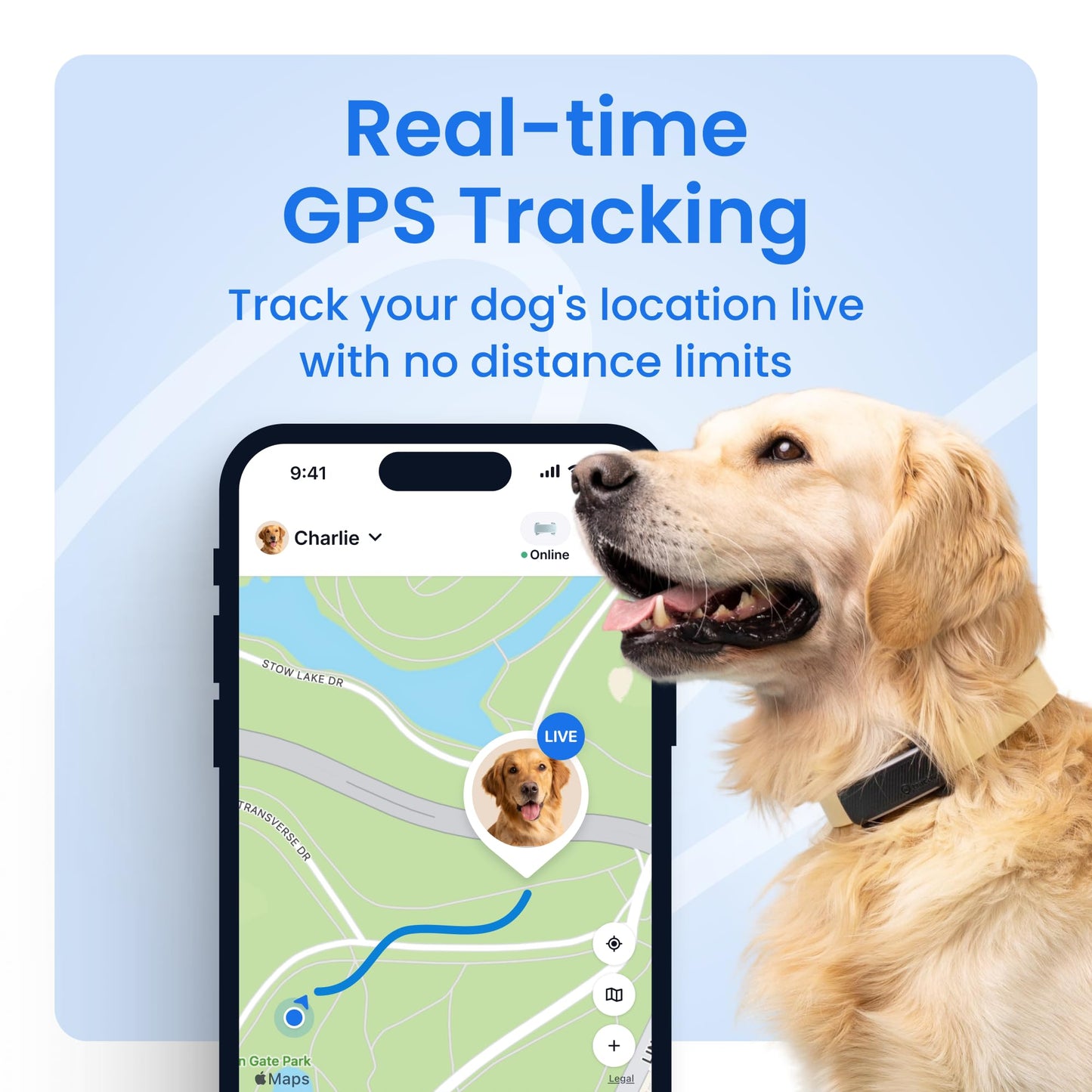 Tractive Smart Dog GPS Tracker | Live Pet Tracker with Virtual Fence | Vital Signs Monitoring of Heart & Respiratory Rate | Bark Monitoring | Dog Collar Attachment (Bundle of 2, Black & Brown)