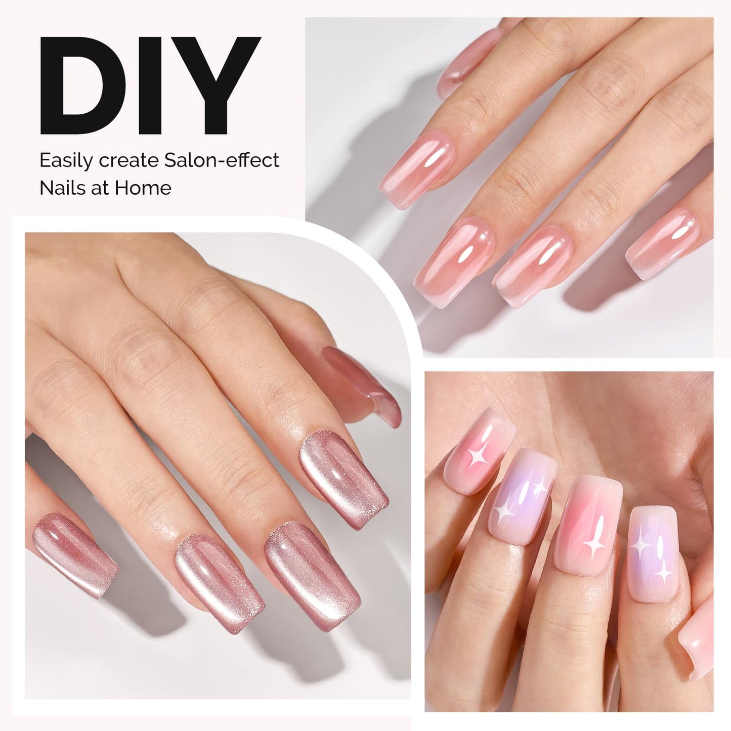 MelodySusie Short Square X Nail Tips - 600Pcs 15 Sizes Clear Acrylic, Half Matte Full Cover Press on Nails for DIY Extension & Salon Use, Pre-Shaped for Long-Lasting Manicure