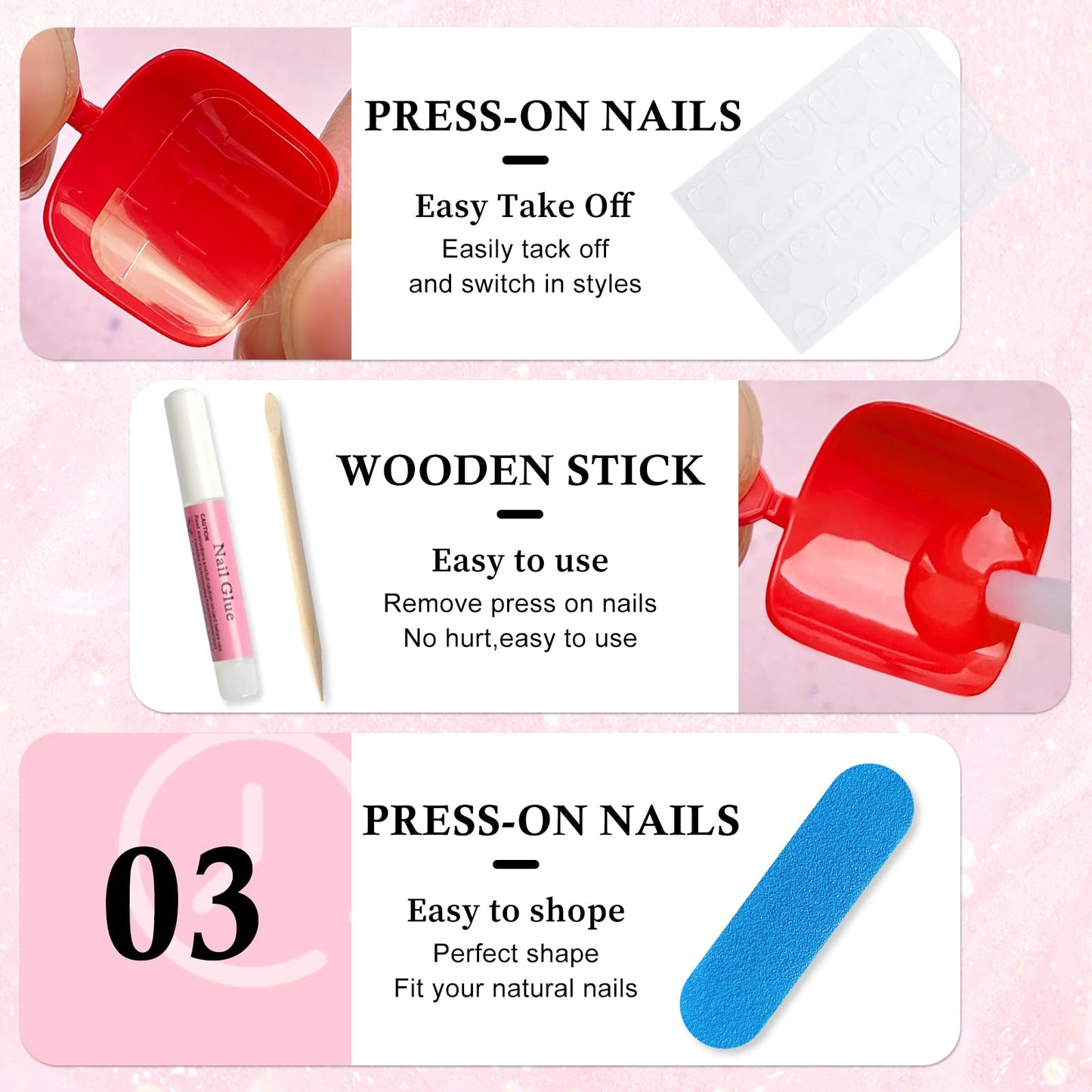 EternalClassic 144pc Press on Toenails for Women Toe Nail Press ons Short Square with Glue&Jelly Glue, Hot Red Fake Toe Nails Glue on Toe Nails, Full Cover Acrylic Artificial Toe Press on Nails