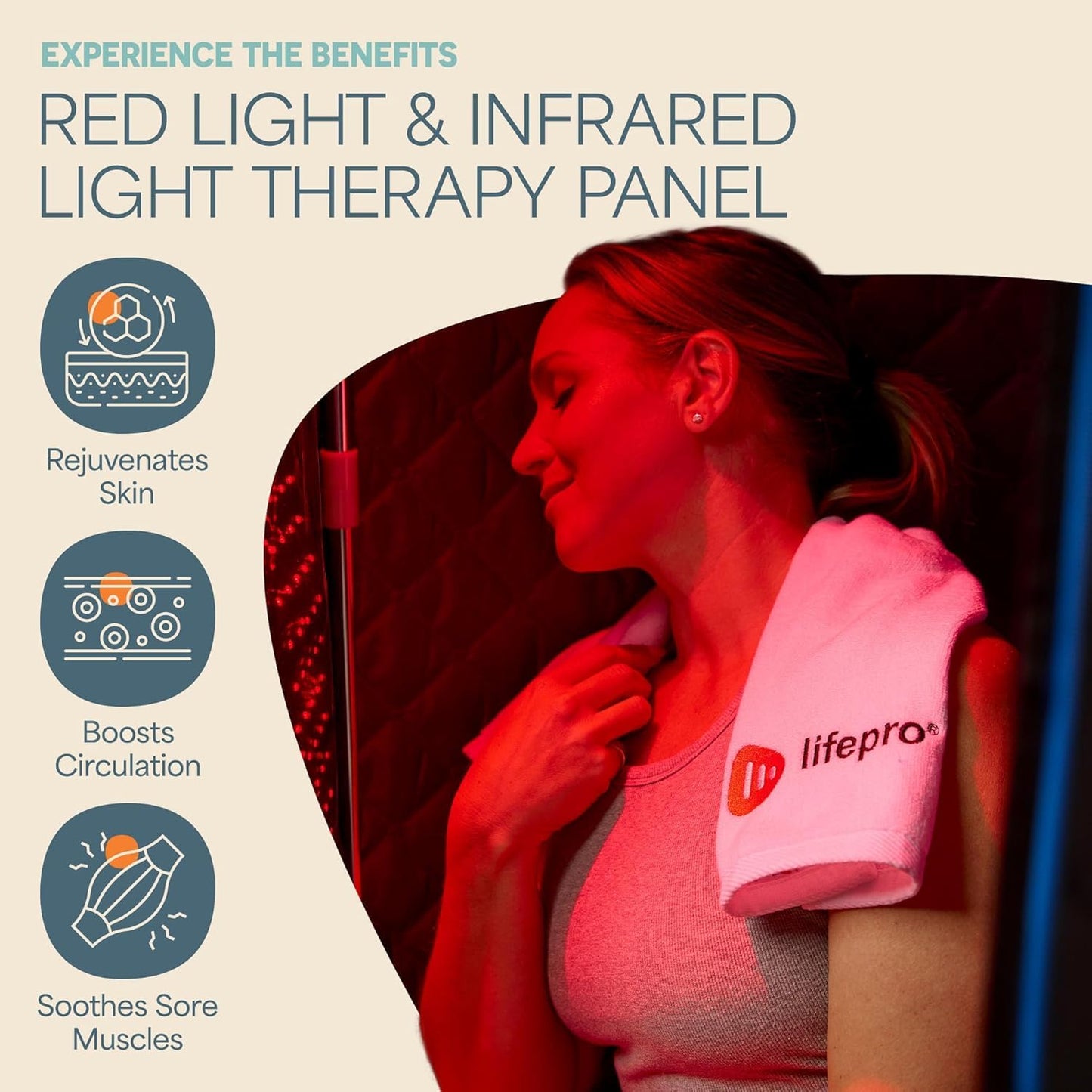 LifePro Revivify Deluxe Sauna with Red Light Therapy – Full Body Steam Room with 2.6L Steamer, Adjustable Heat Levels & Essential Oils – Easy-to-Use Portable Infrared Sauna for Home