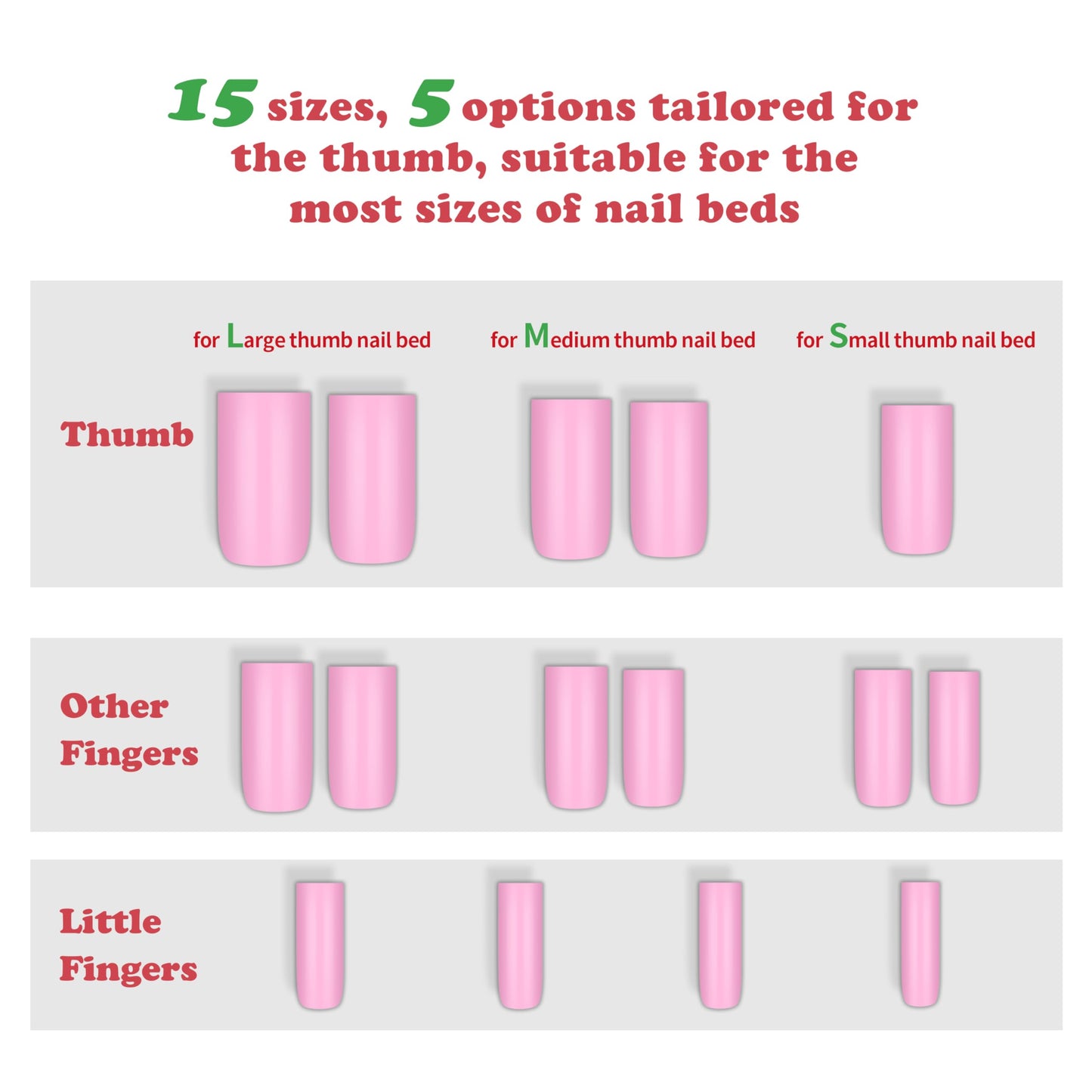 MUTIOVO Medium Square Nail Tips -180Pcs Solid Pure Color PINK Soft Gel Fake Nails, Straight Full Cover Press on Nails, Pre-buffed Matte White Artificial Nails for Professional Salon & Home DIY