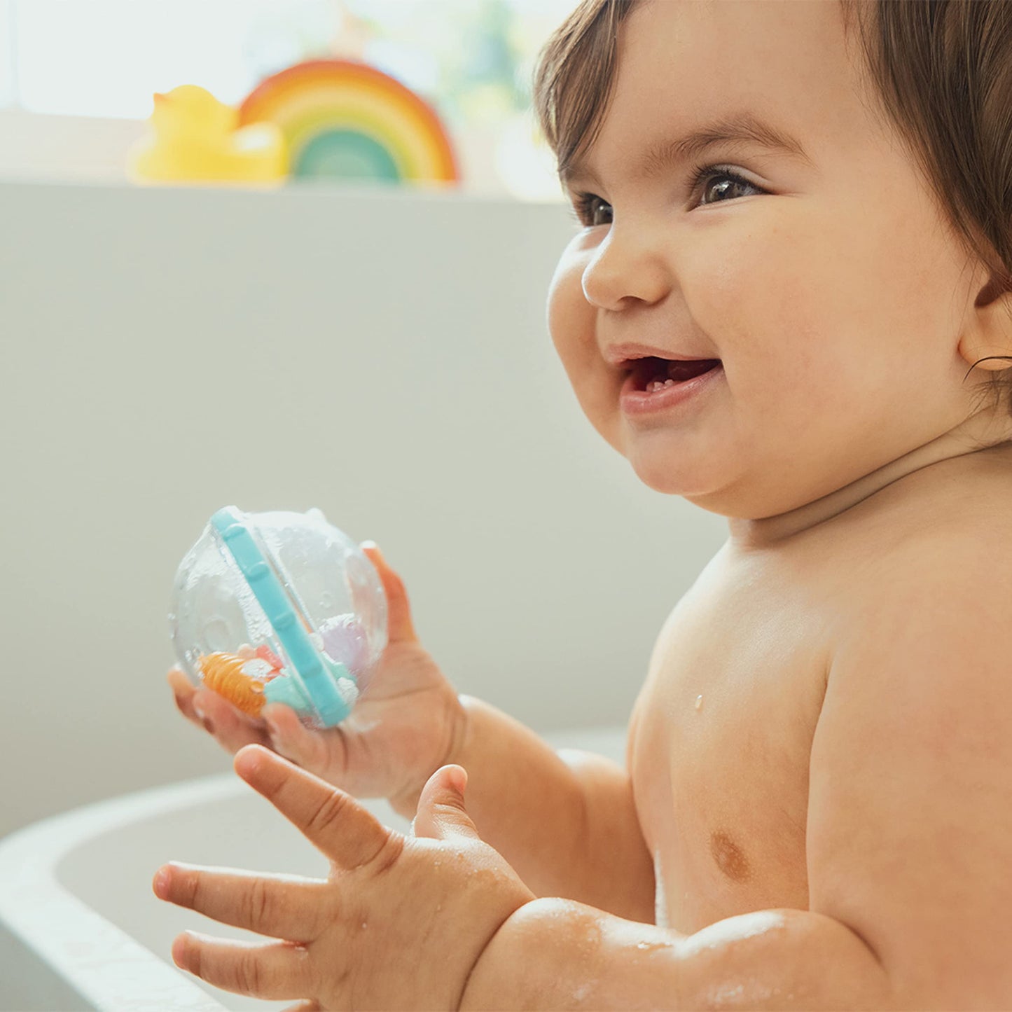 Munchkin Float and Play Bubbles - Juguete de baño, 4 unidades