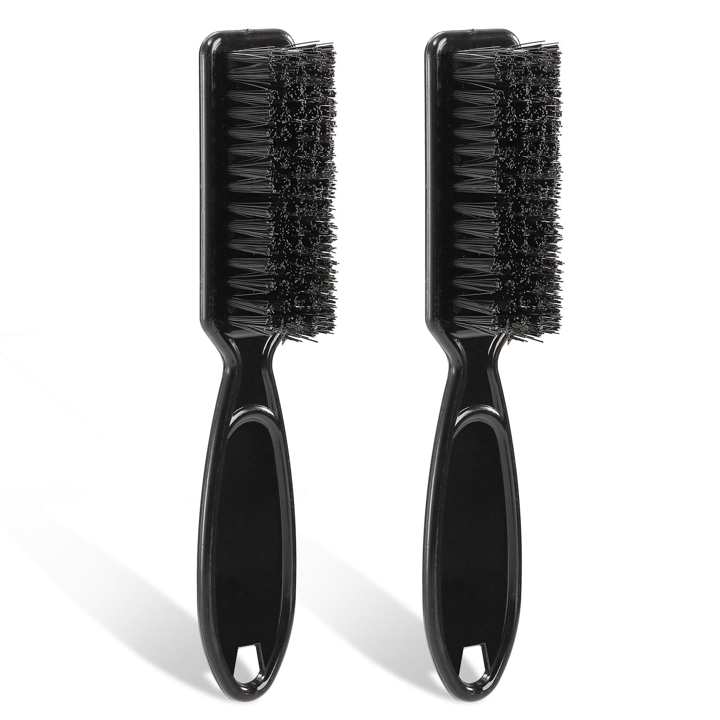 ZEAYEA 50 Pcs Blade Clipper Cleaning Brush, Barber Blade Cleaning Brush, Hair Styling Nylon Brush Tool for Trimmer Cleaning Clipper Manicure Salon Haircut, Barbers Supplies, Black