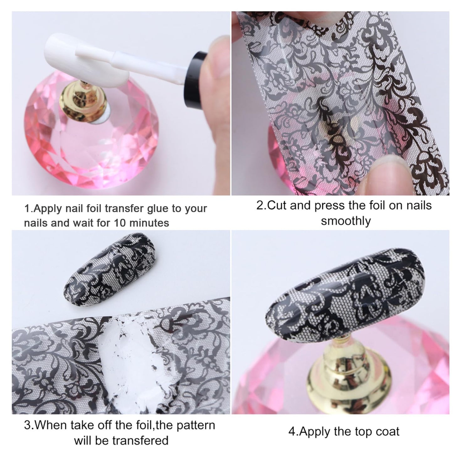 Flower Fruit Nail Transfer Foils 20 Rolls Summer Tropical Fruits Floral Theme Nail Art Foils Blueberry Strawberry Daisy Starry Sky Paper Full Cover Wraps Manicure Decoration Supplies for Women