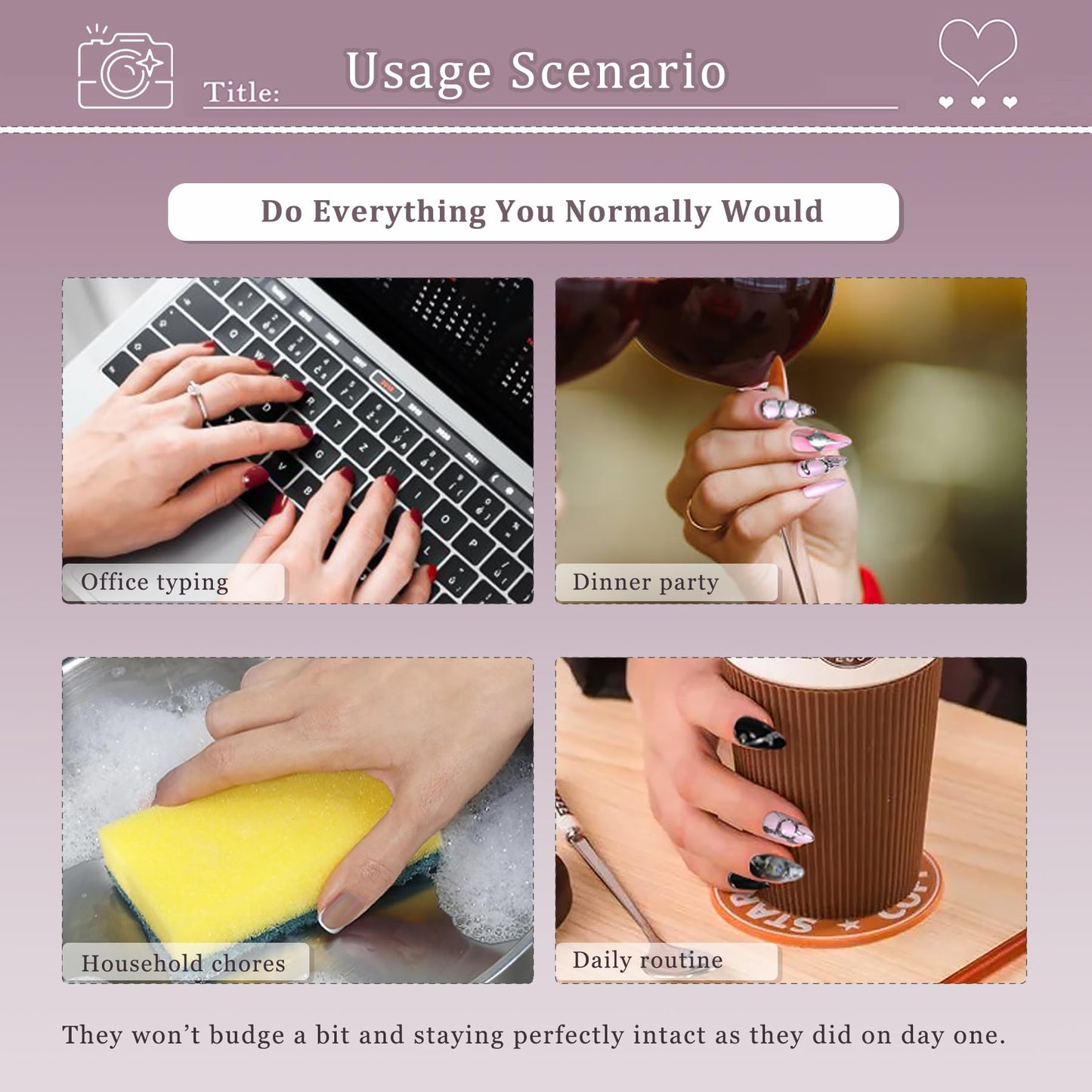 Hantyer Pink Baroque Press on Nails with Water Ripple Carving, Angel Statue, Cross & Rhinestones, Long Stiletto Glossy Luxury Fake Nails, Reusable Edgy Glam False Nails for Women Gala Party (Size M) 