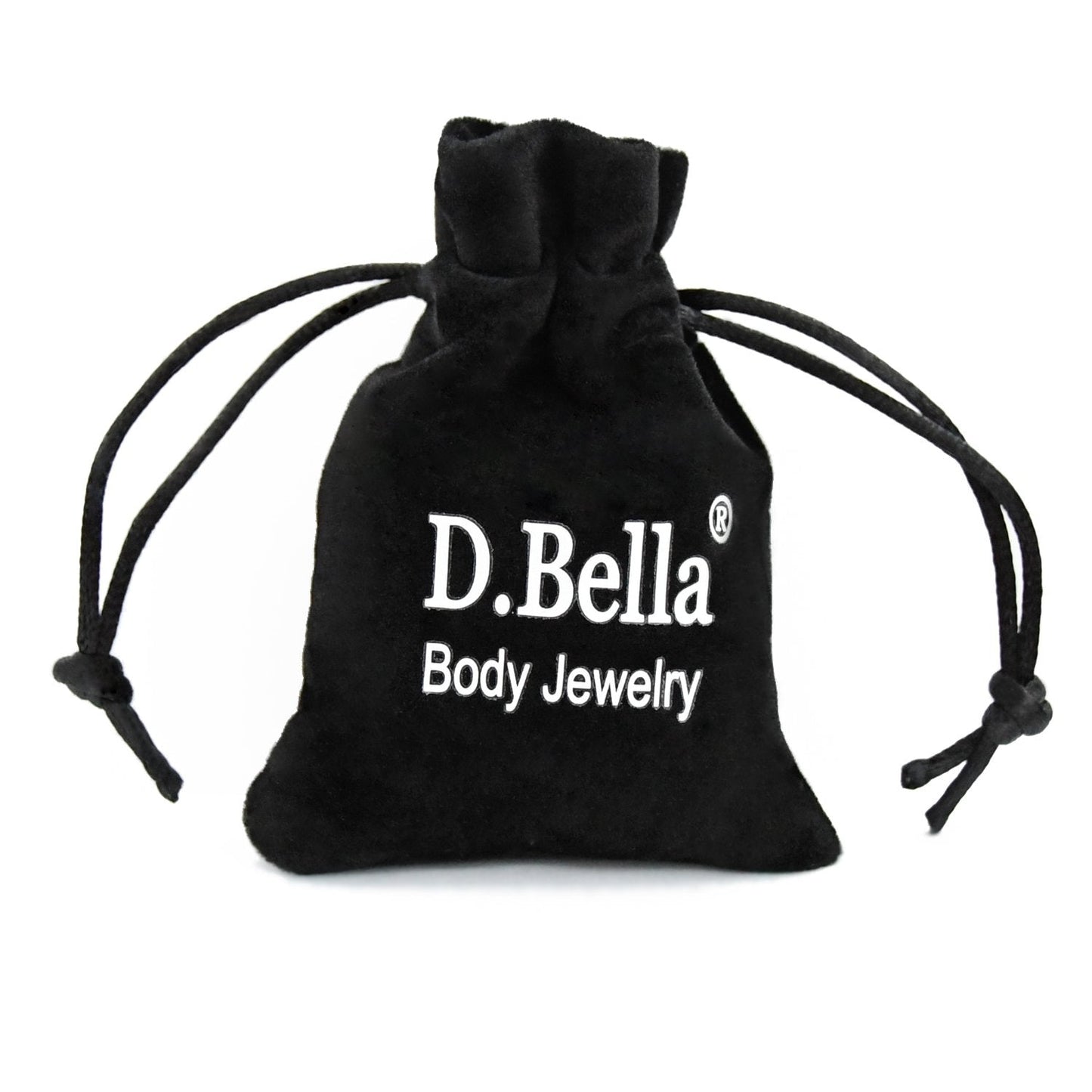 D.Bella Fake Septum Nose Ring 20g Hoop 8mm Non-Pierced Clip Faux Body Piercing Jewelry in Gold, Rose Gold, Silver for Women Men