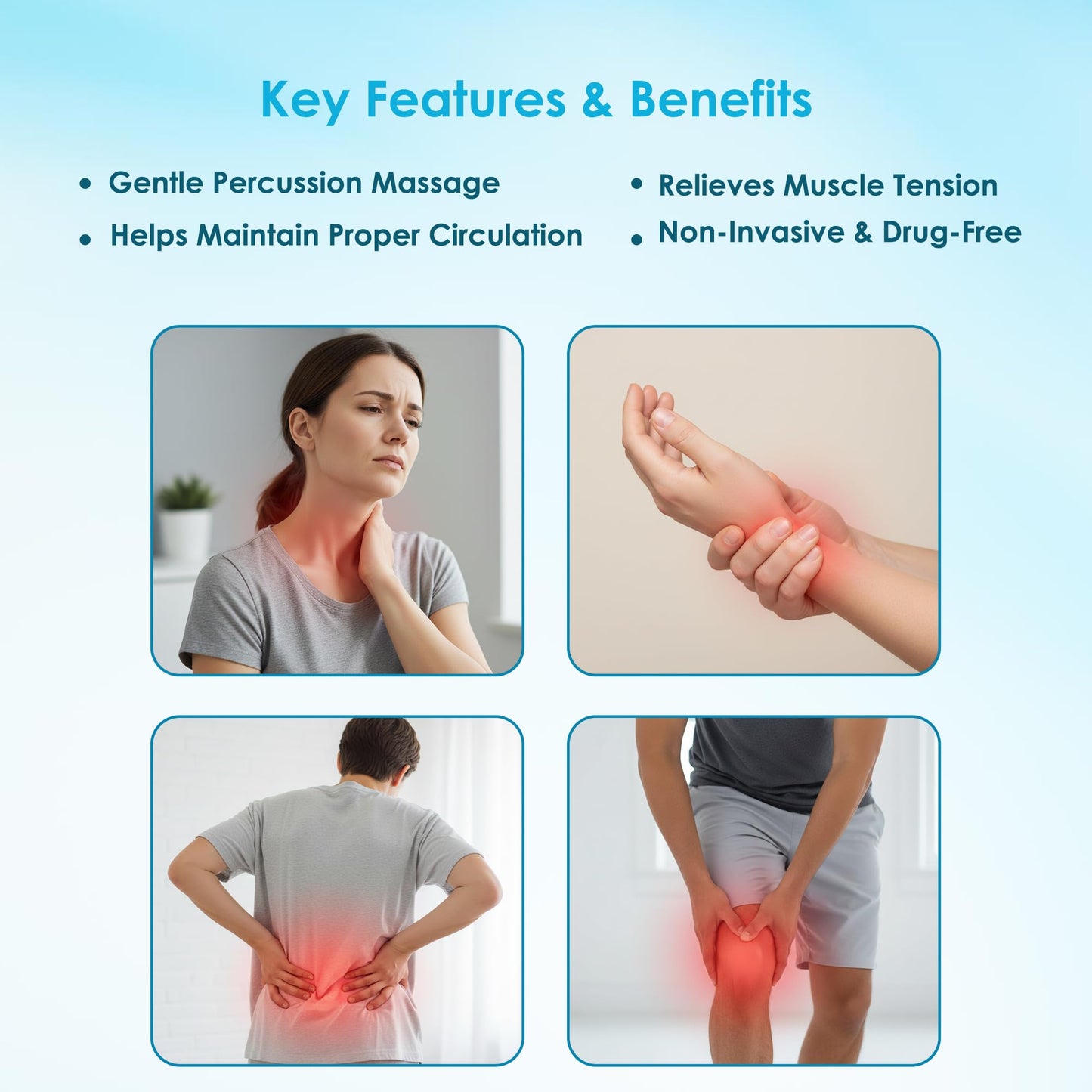 Portable Drug Free Muscle Recovery massage gun Compact Therapy Device Built for Simple Handling and Daily Application Therapy Machine for back massage Personal Health Care & Everyday Wellness Sessions