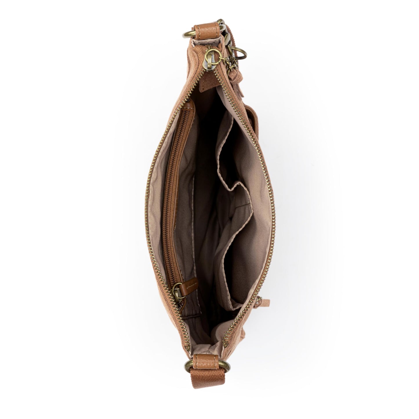 The Sak Lucia Leather Crossbody Purse - Premium Leather Women's Handbag for Everyday & Travel - Cross Body Bag With Zipper