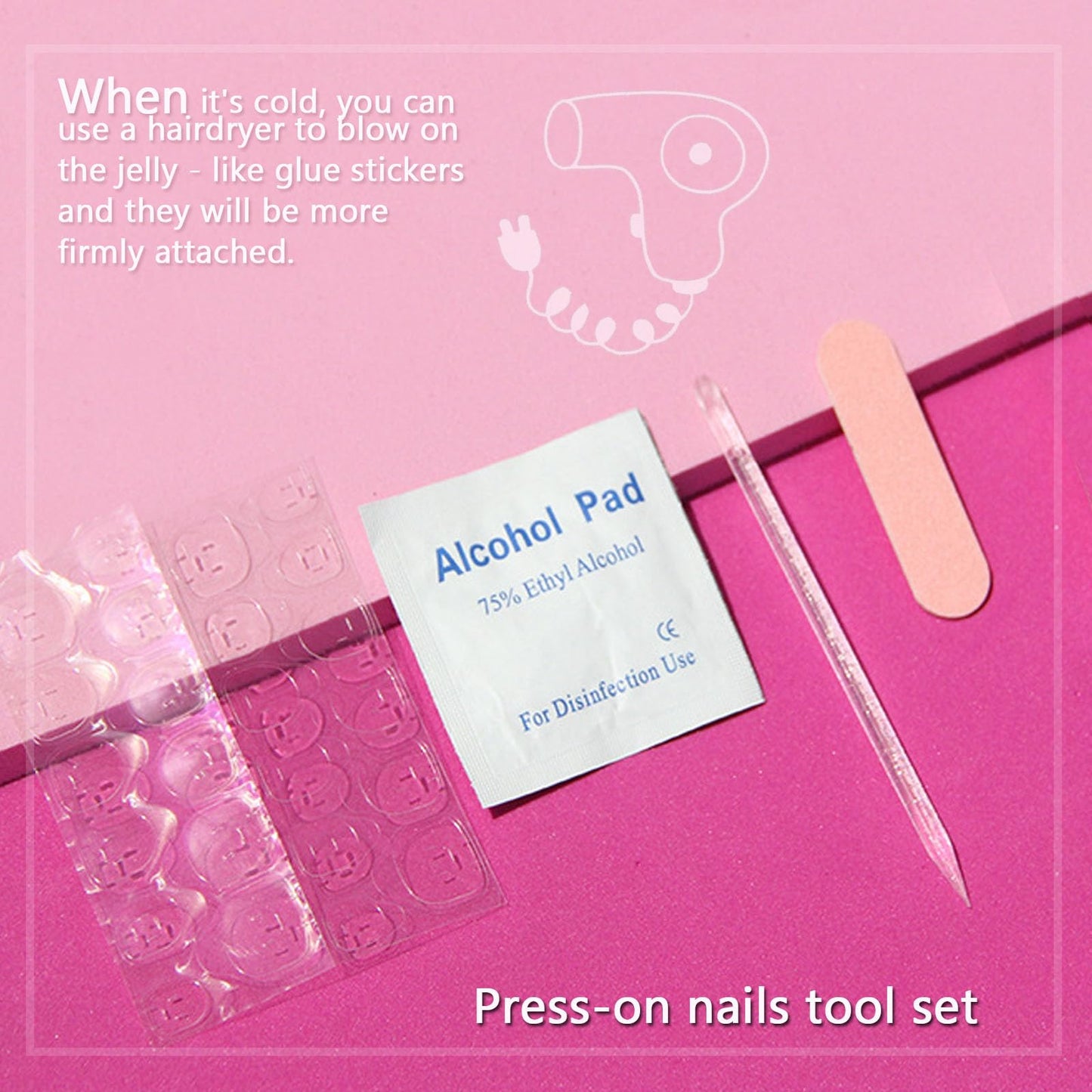 Press on Nails Medium Size Almond Color Acrylic False Nails 3D Mermaid Tail Blue False Nails with Glitter Rhinestones Design Stiletto Nails Press-On Gloss Full Coverage Stick-On Nails Women Gift LL02