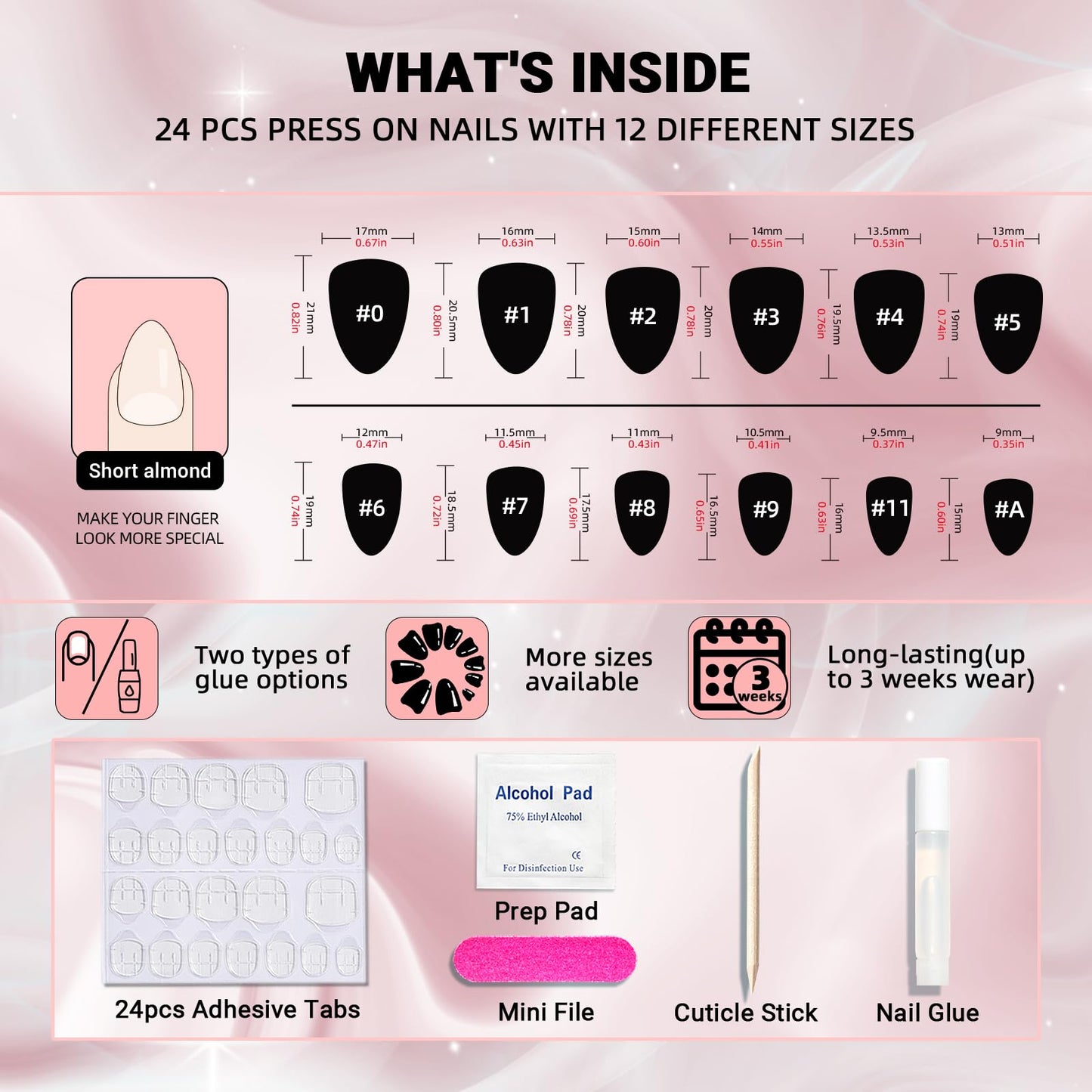 Press On Nails Short Almond,WOOYAS Green Cat Eye False Nails,Magnet Cat Eyes Glue on Nails Full Cover Stick on Nails for Women,Emerald