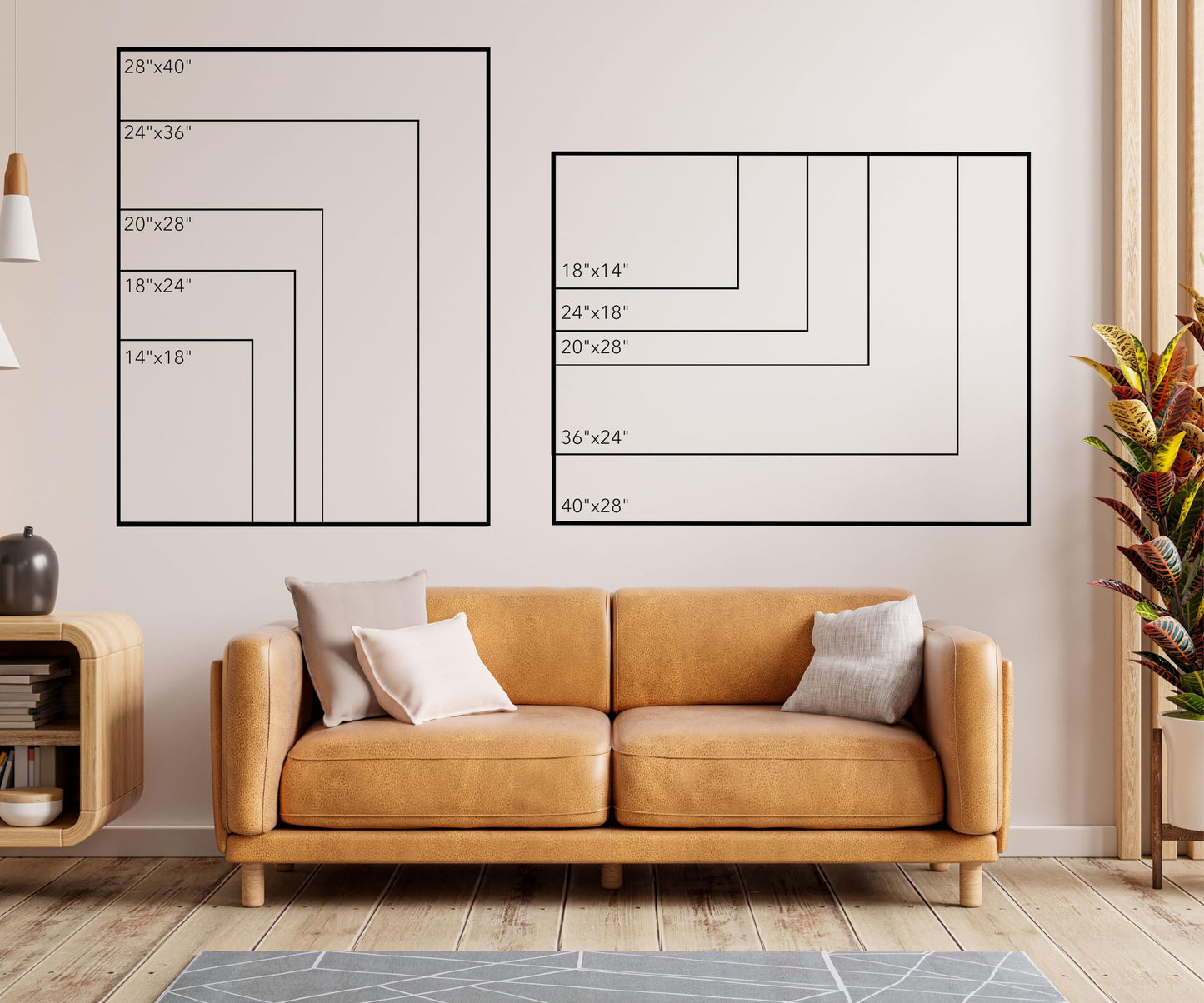 Premium Acrylic Wall Calendar - Dry Erase Board - Large Glass Calendar for Wall - Reusable Board for Office and Home - Gold Hardware (18x14 (Small))