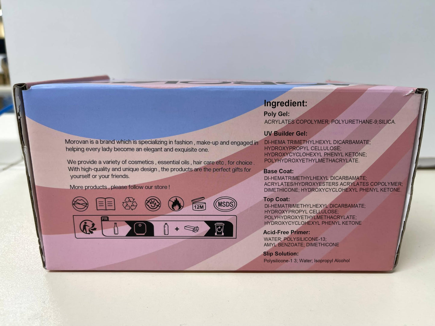 Morovan Poly Nail Gel Kit: 32 Colors Classics Tones Complete Extension Gel Nail Kit with UV Lamp Slip Solution Builder Manicure Tools for Starter DIY Salon Use 2025 Fall