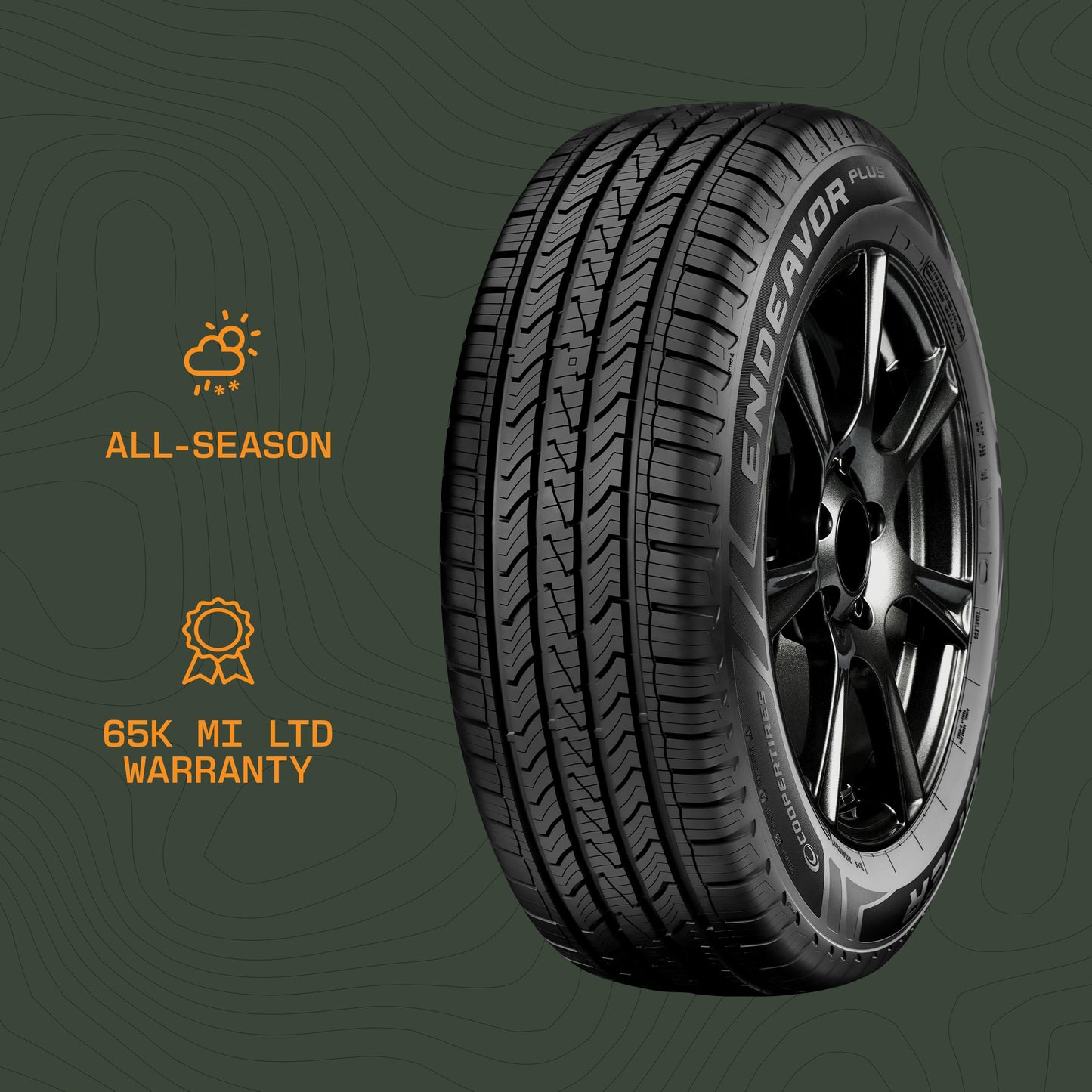 Cooper Endeavor Plus All-Season 235/70R16 106T Tire