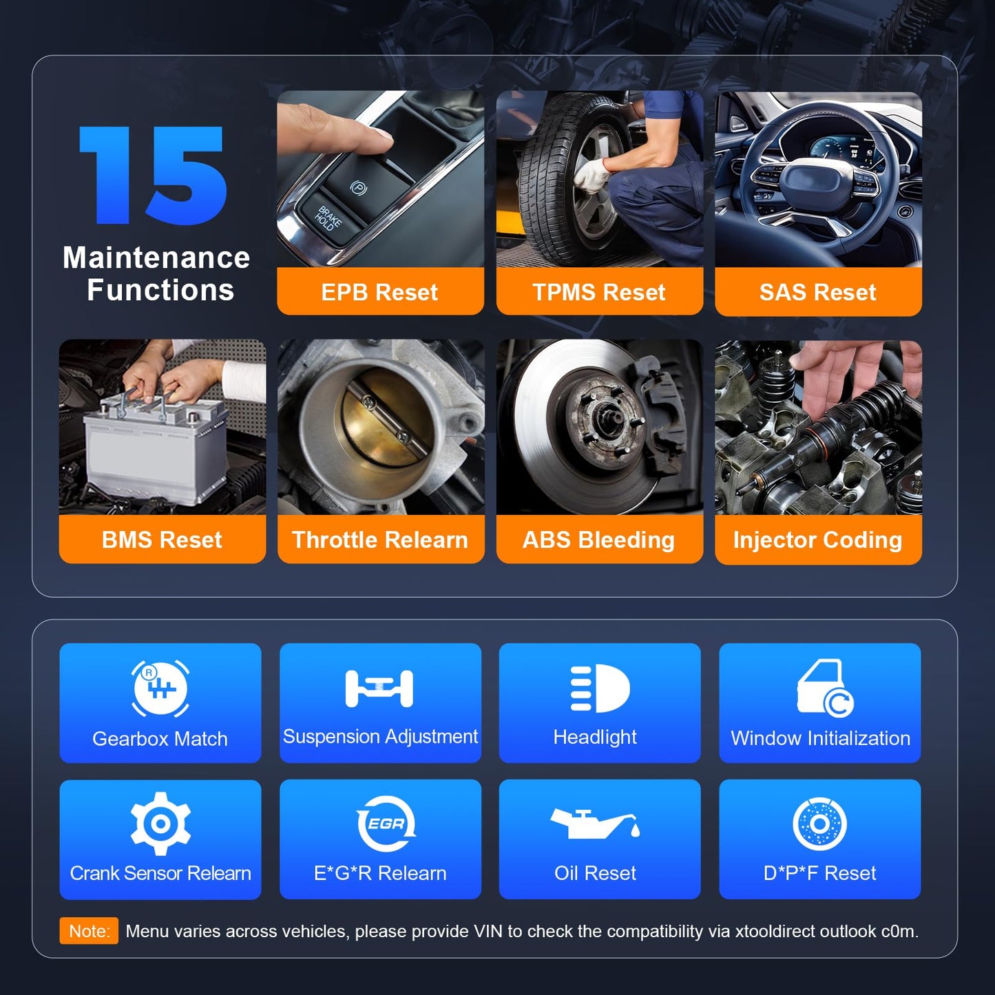 XTOOL D6 OBD2 Scanner Diagnostic Tool with Lifetime Free Updates: 2026 Full System Scan Tool with 15 Resets, Crank Sensor/Throttle Relearn, EPB, Oil Reset, ABS Bleed, FCA & CAN FD, Upgrade of D5S