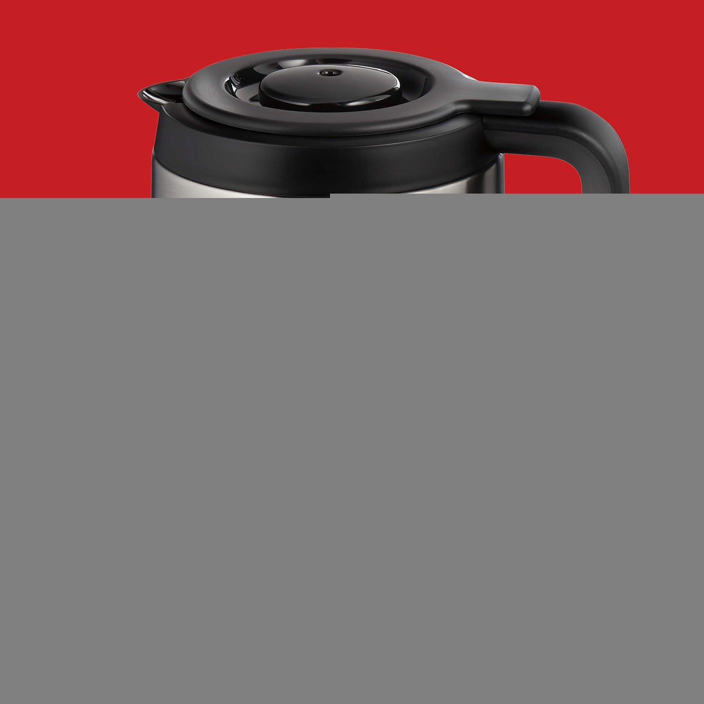 Hamilton Beach Programmable Front-Fill Coffee Maker with Thermal Carafe (46391), 12 Cup Capacity, Black and Stainless